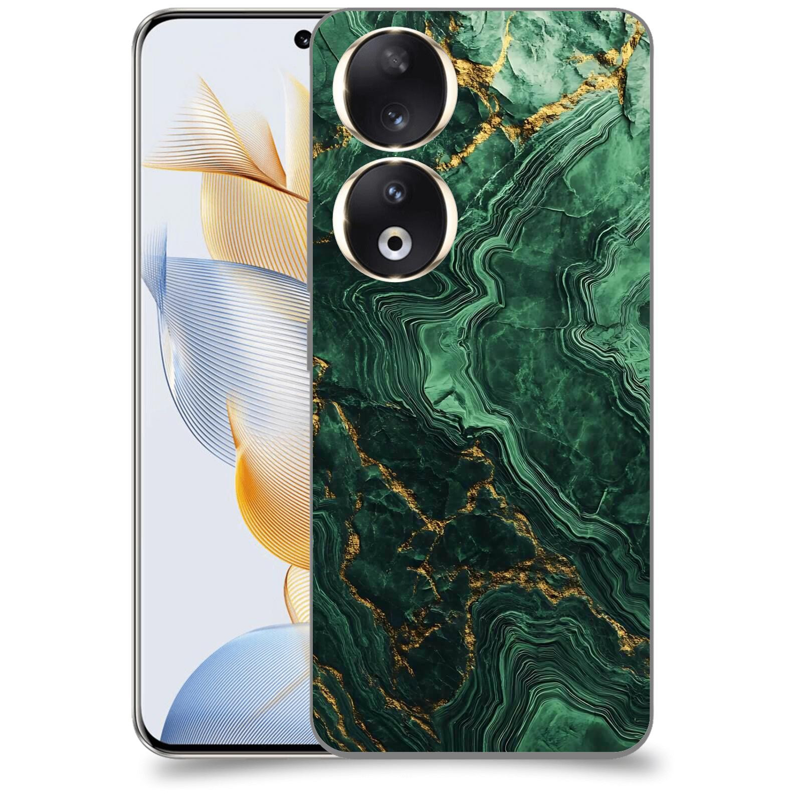 ACOVER Kryt na mobil Honor 90 - Golden Moss I