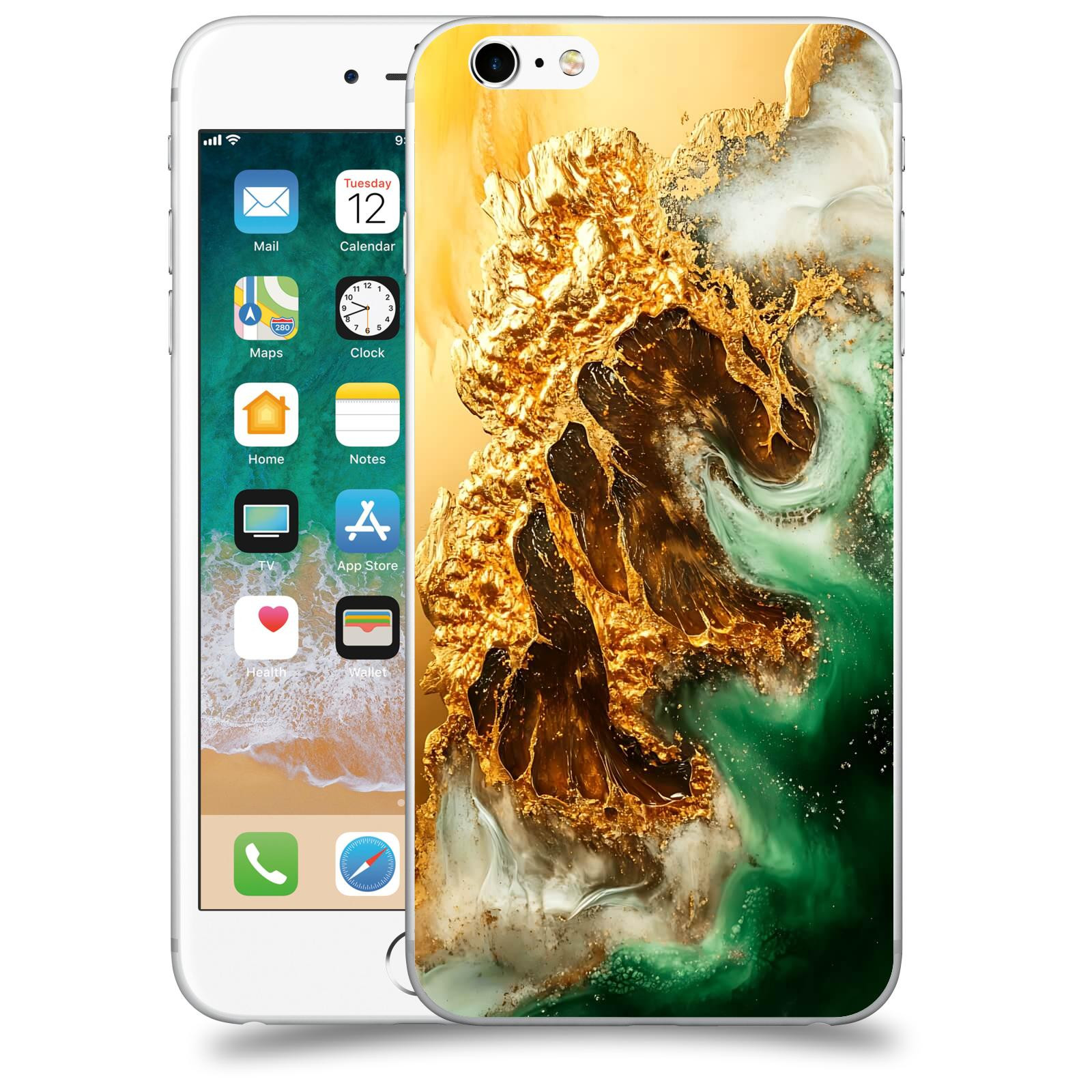 ACOVER Kryt na mobil Apple iPhone 6 Plus/6S Plus - Golden Moss II