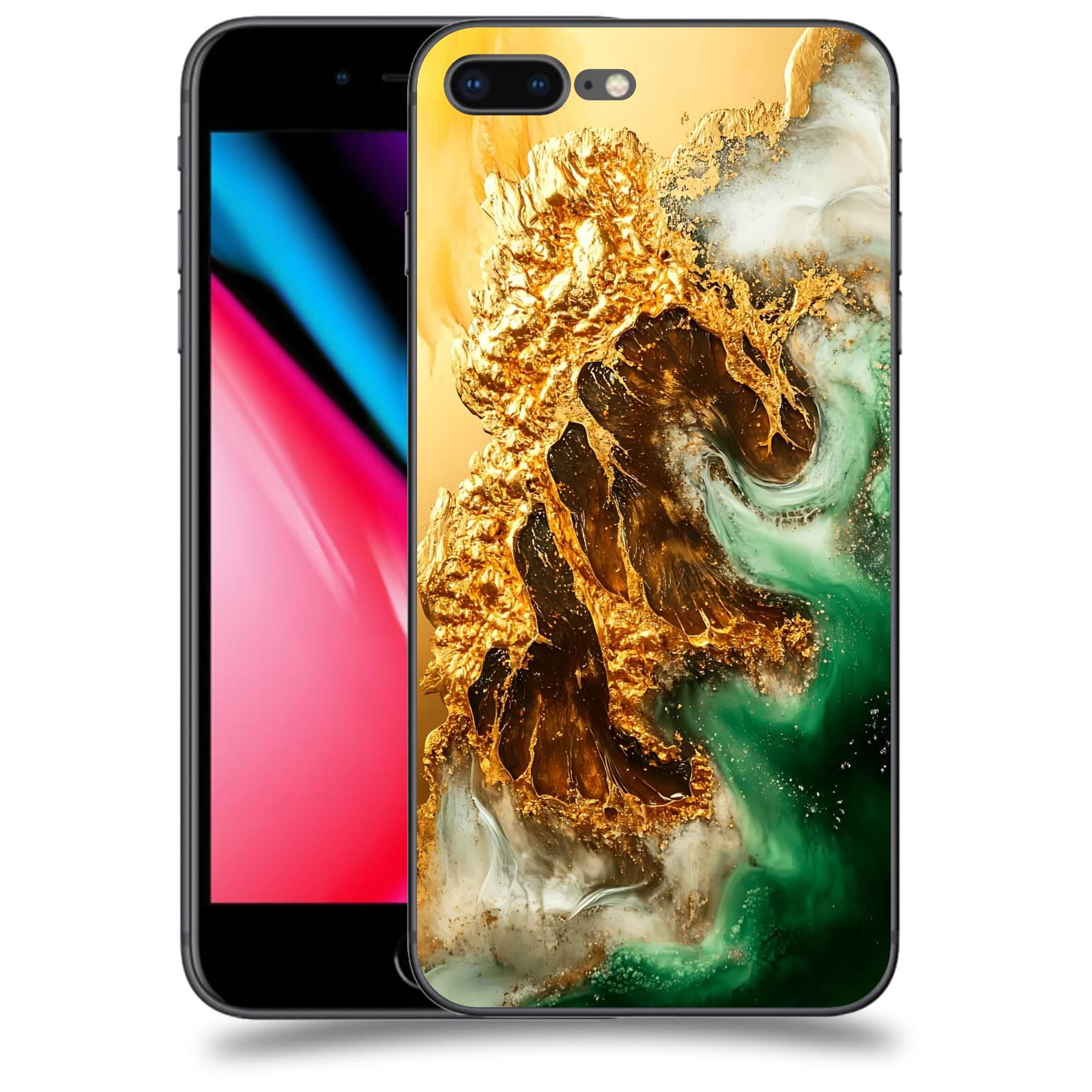 ACOVER Kryt na mobil Apple iPhone 8 Plus - Golden Moss II