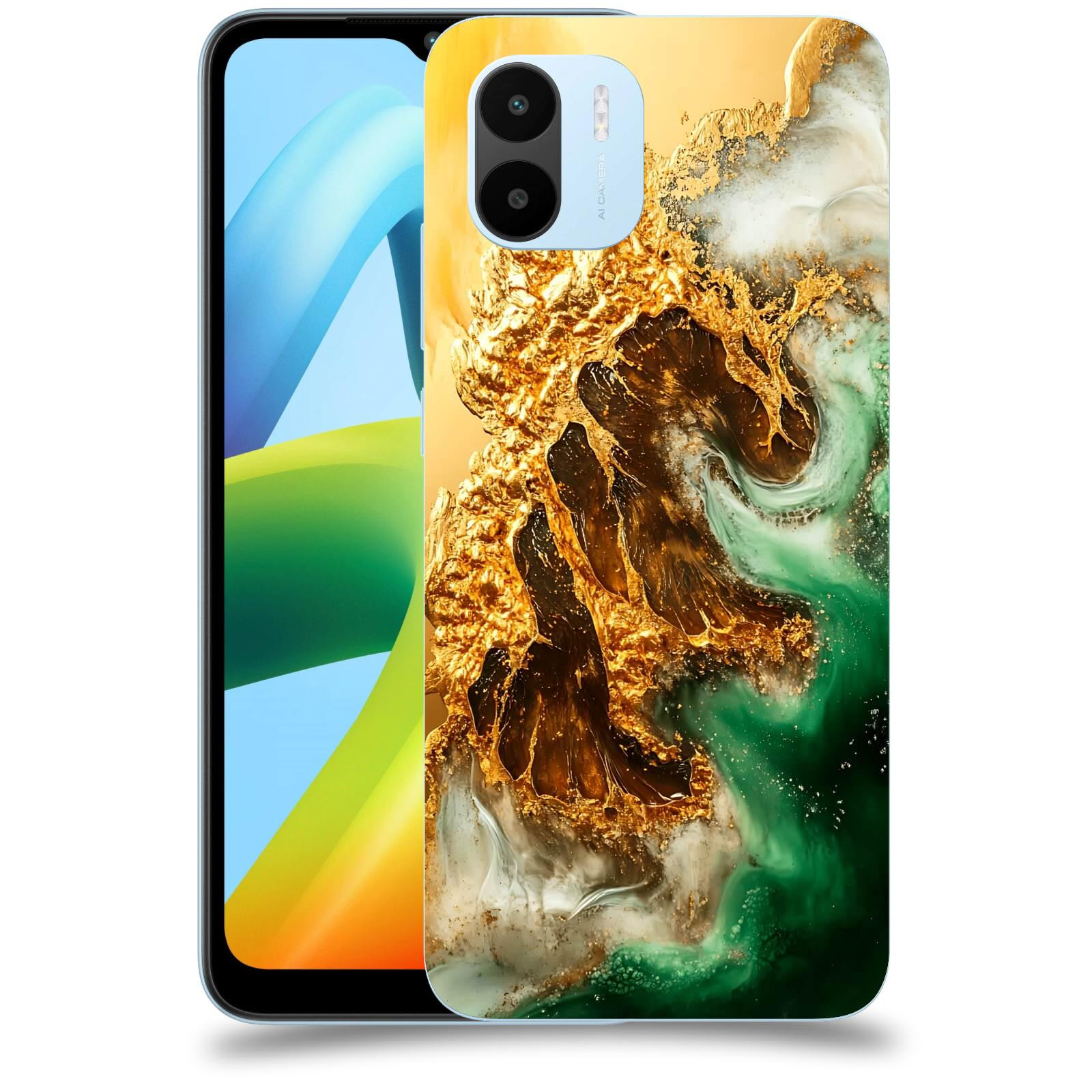 ACOVER Kryt na mobil Xiaomi Redmi A1 - Golden Moss II