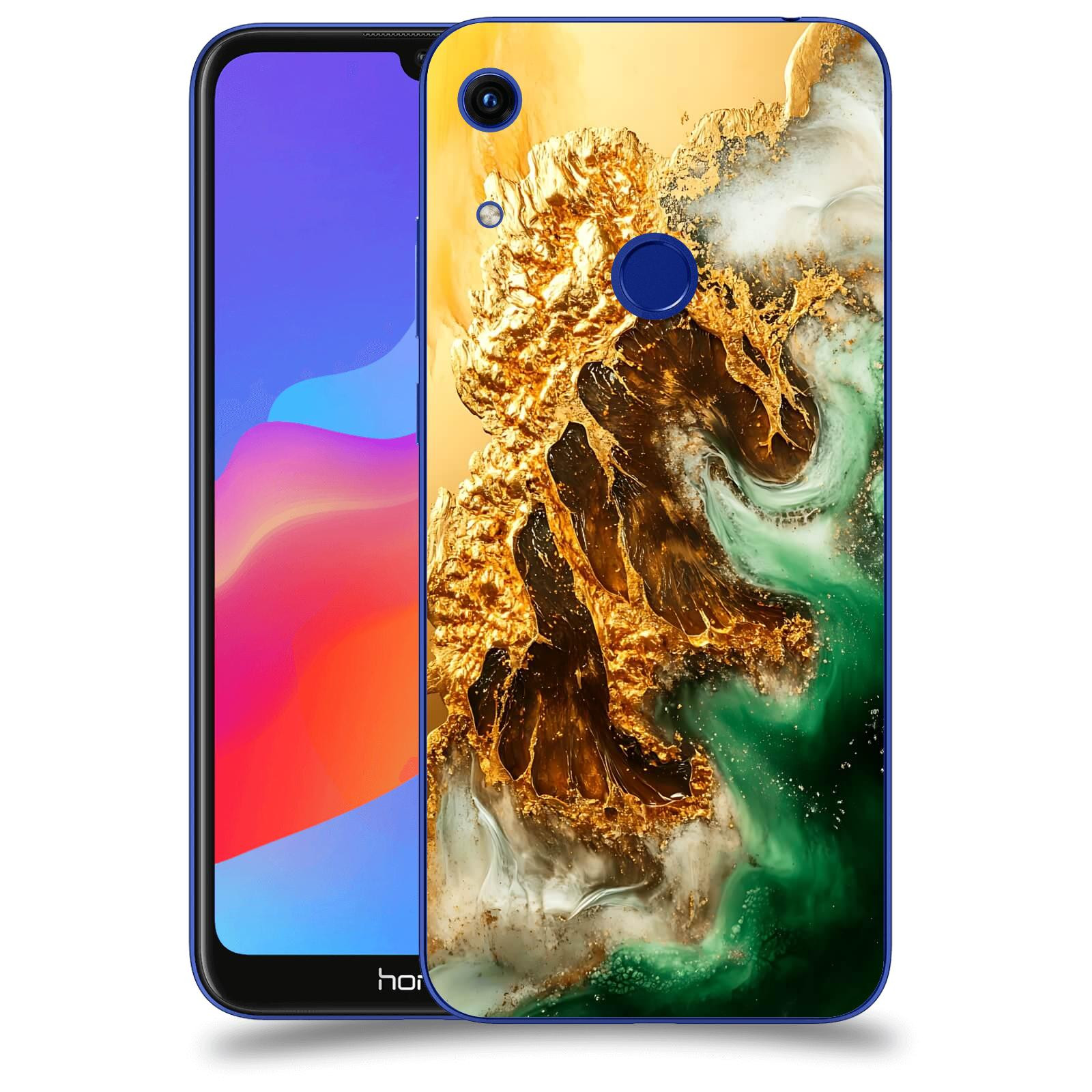 ACOVER Kryt na mobil Honor 8A - Golden Moss II