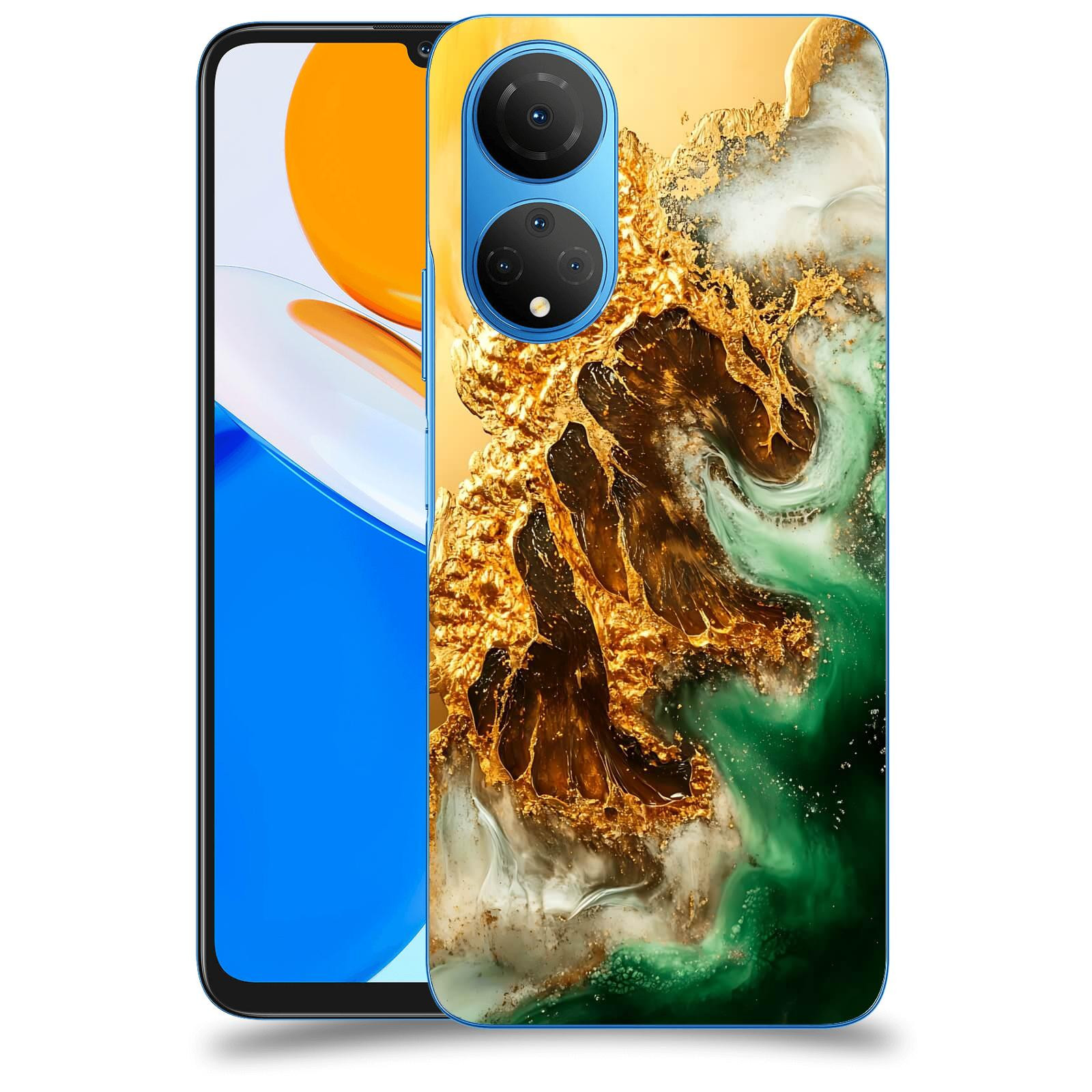 ACOVER Kryt na mobil Honor X7 - Golden Moss II