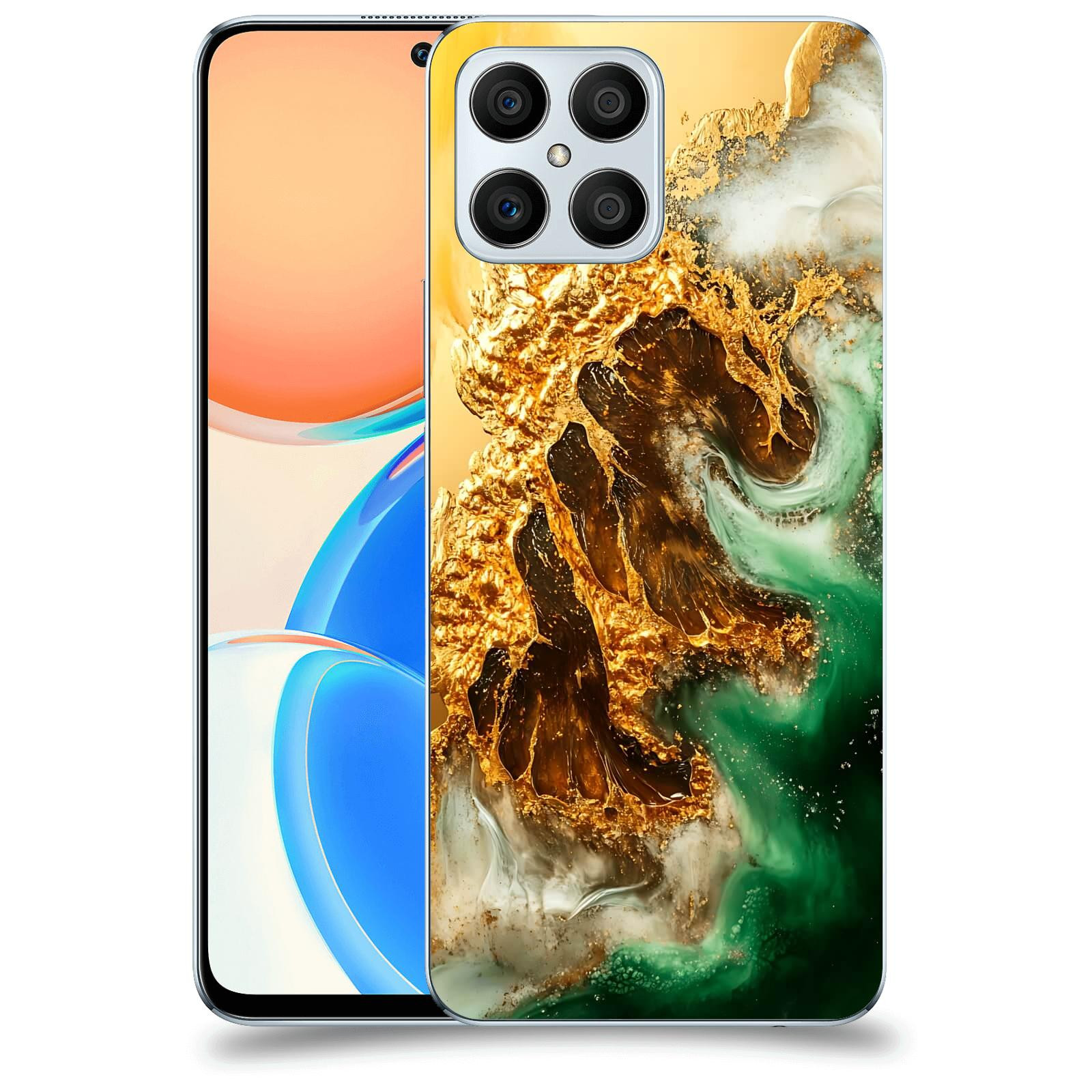 ACOVER Kryt na mobil Honor X8 5G - Golden Moss II