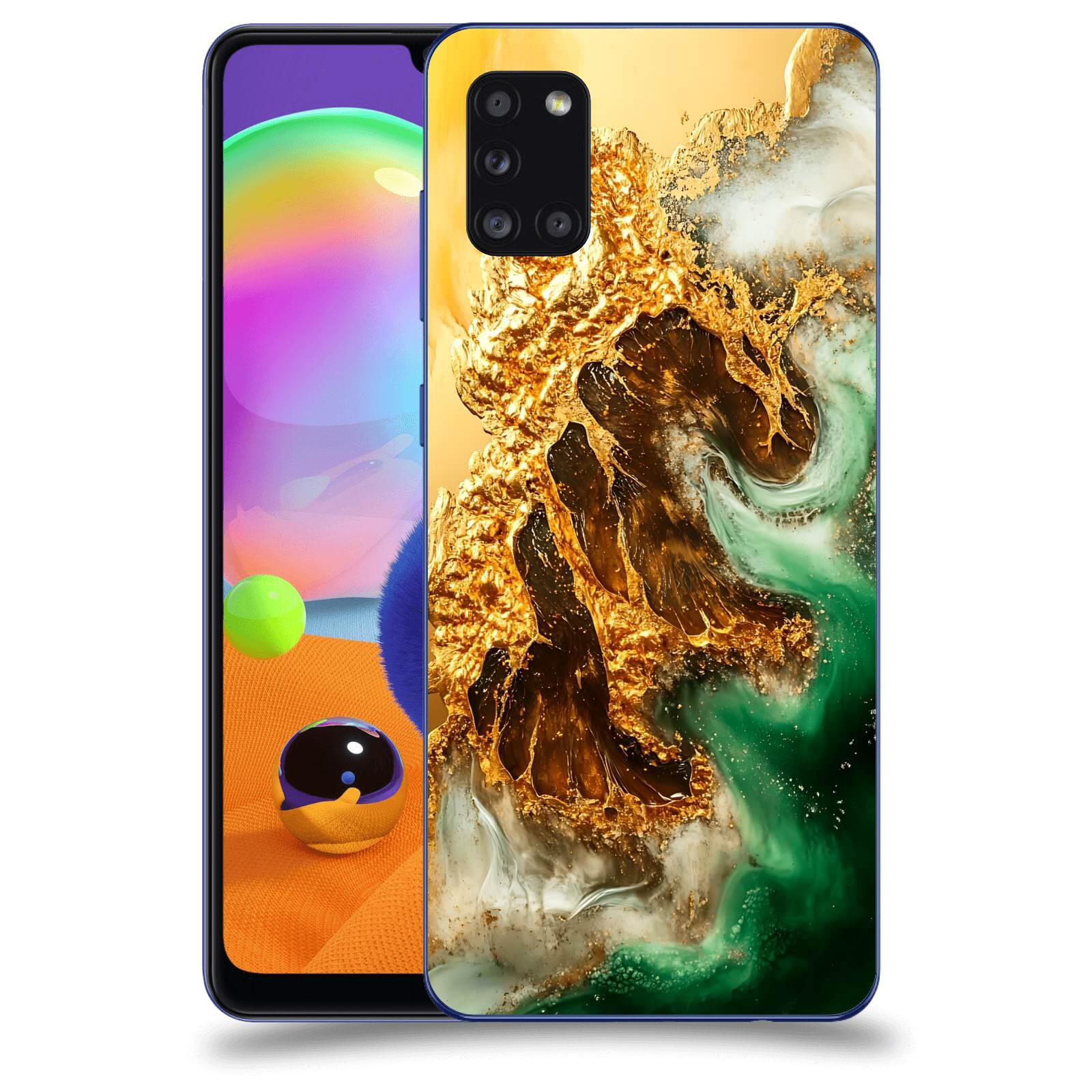 ACOVER Kryt na mobil Samsung Galaxy A31 A315F - Golden Moss II