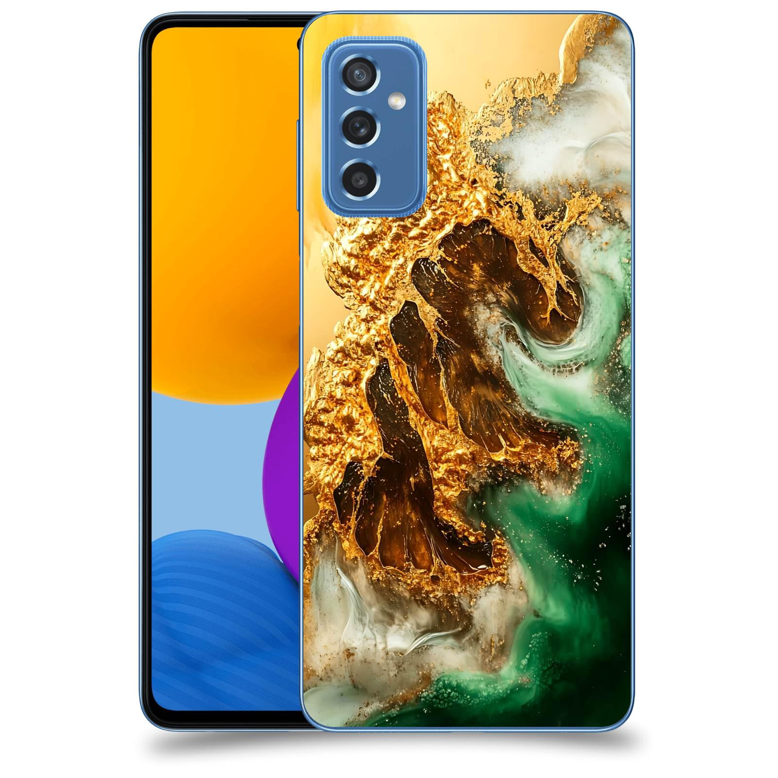 ACOVER Kryt na mobil Samsung Galaxy M52 5G - Golden Moss II