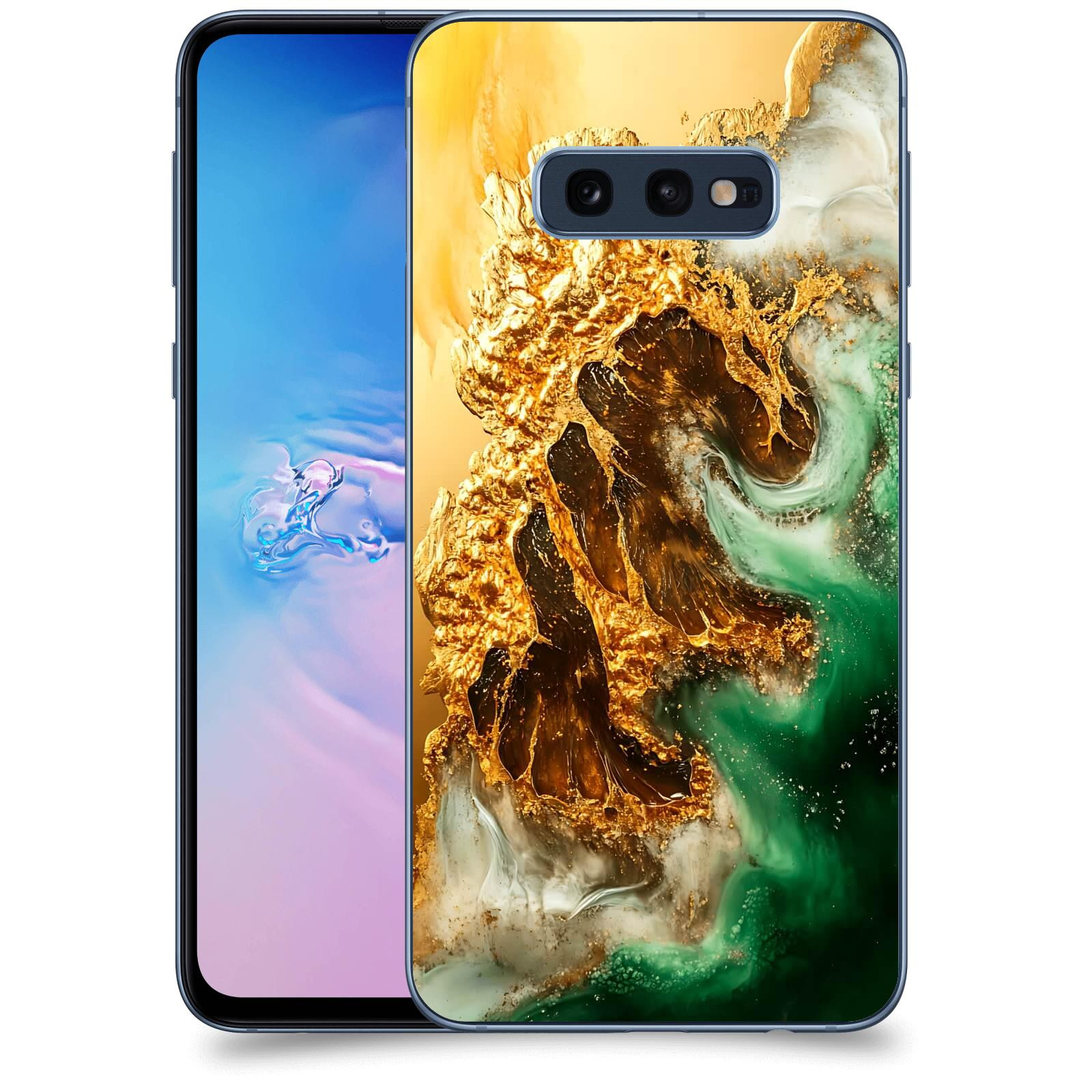 ACOVER Kryt na mobil Samsung Galaxy S10e G970 - Golden Moss II