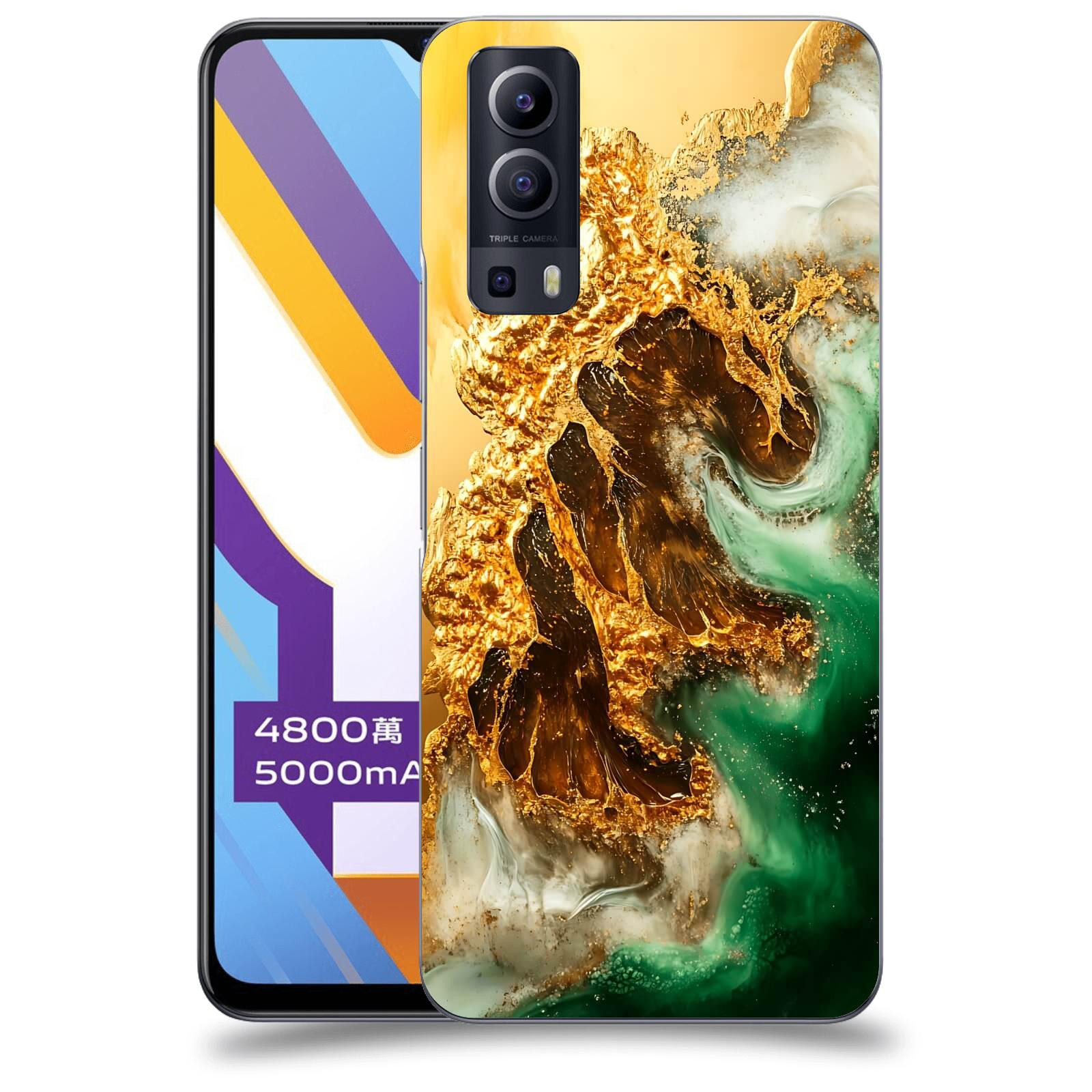 ACOVER Kryt na mobil Vivo Y52 5G - Golden Moss II