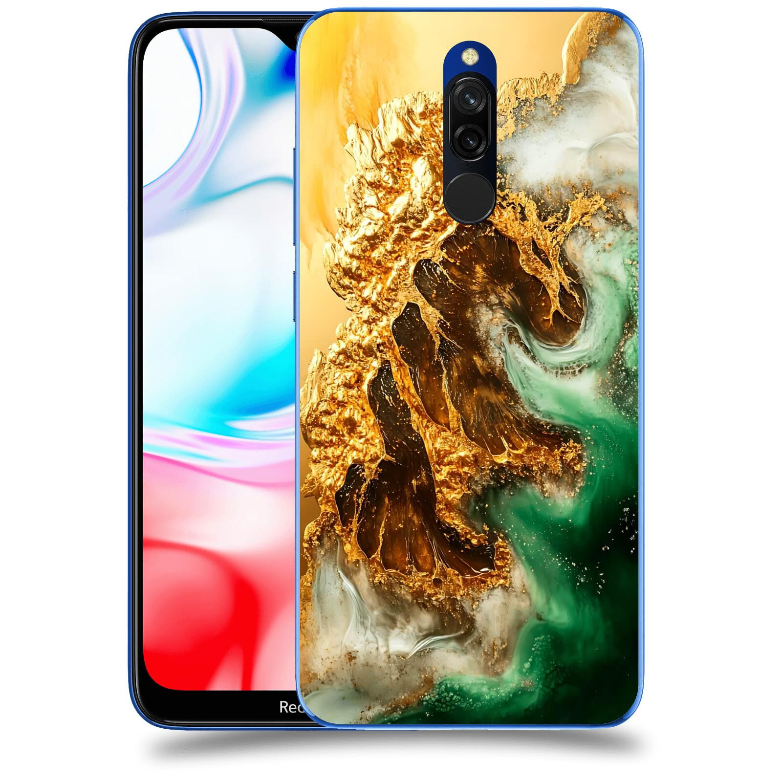 ACOVER Kryt na mobil Xiaomi Redmi 8 - Golden Moss II