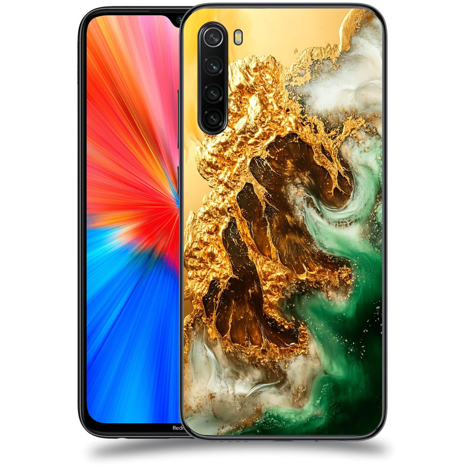 ACOVER Kryt na mobil Xiaomi Redmi Note 8 - Golden Moss II