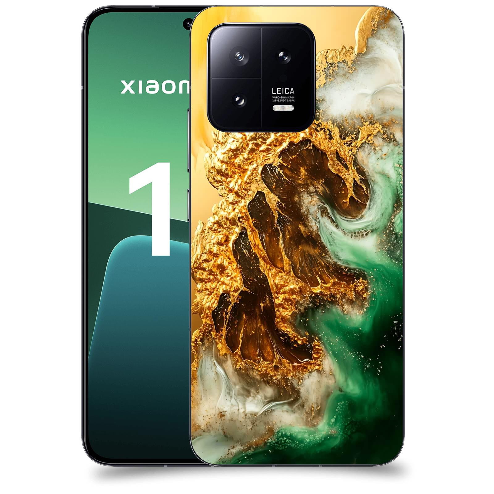 ACOVER Kryt na mobil Xiaomi 13 - Golden Moss II
