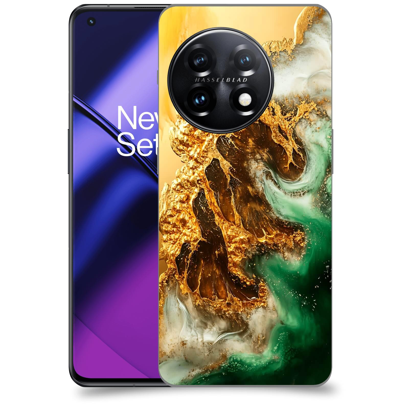 ACOVER Kryt na mobil OnePlus 11 5G - Golden Moss II