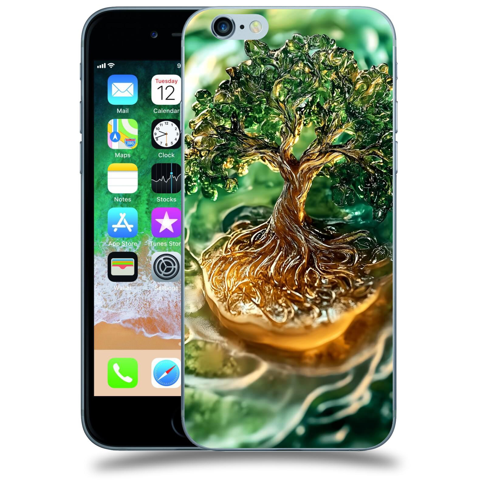 ACOVER Kryt na mobil Apple iPhone 6/6S - Golden Moss III