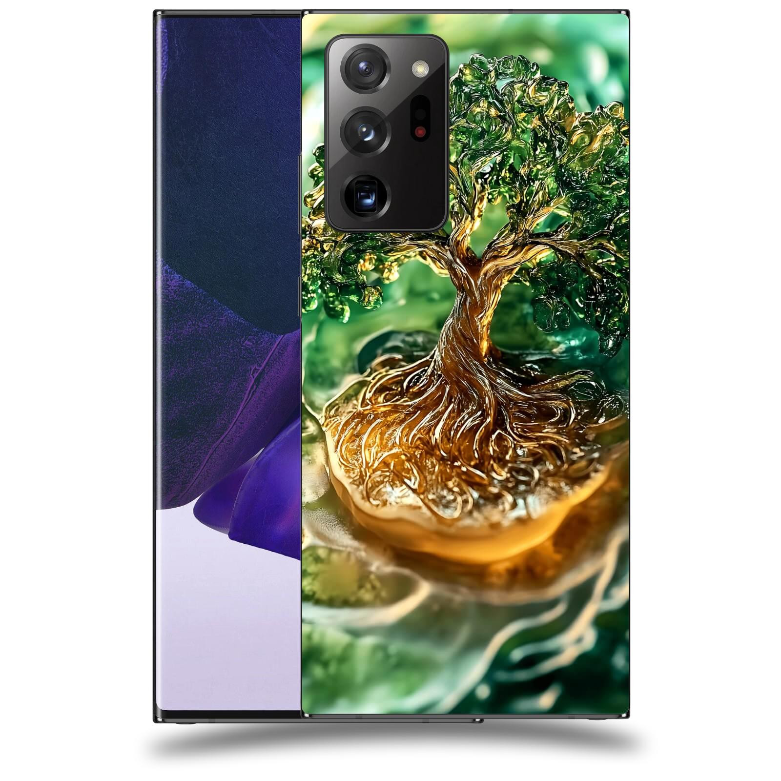 ACOVER Kryt na mobil Samsung Galaxy Note 20 Ultra - Golden Moss III
