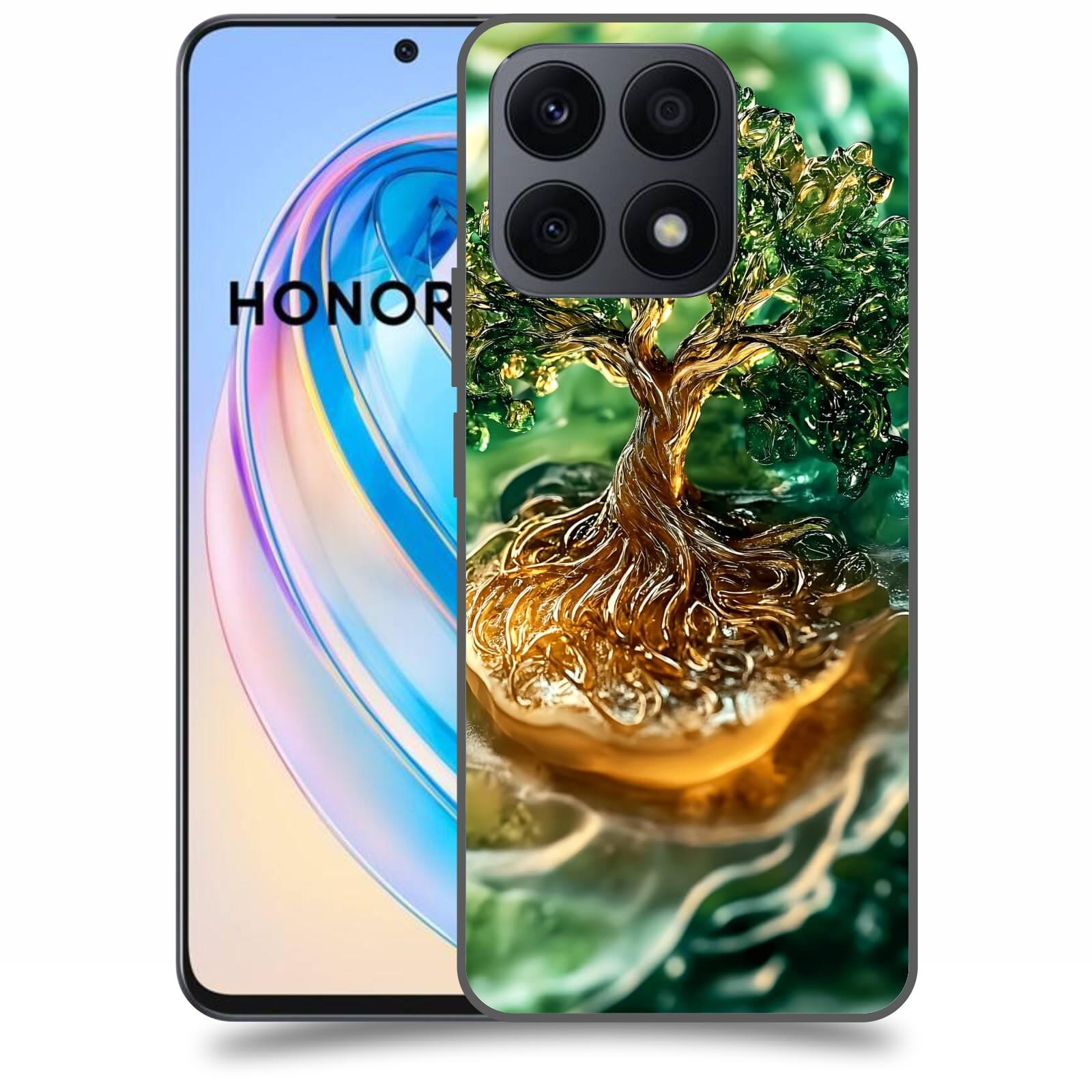 ACOVER Kryt na mobil Honor X8a - Golden Moss III