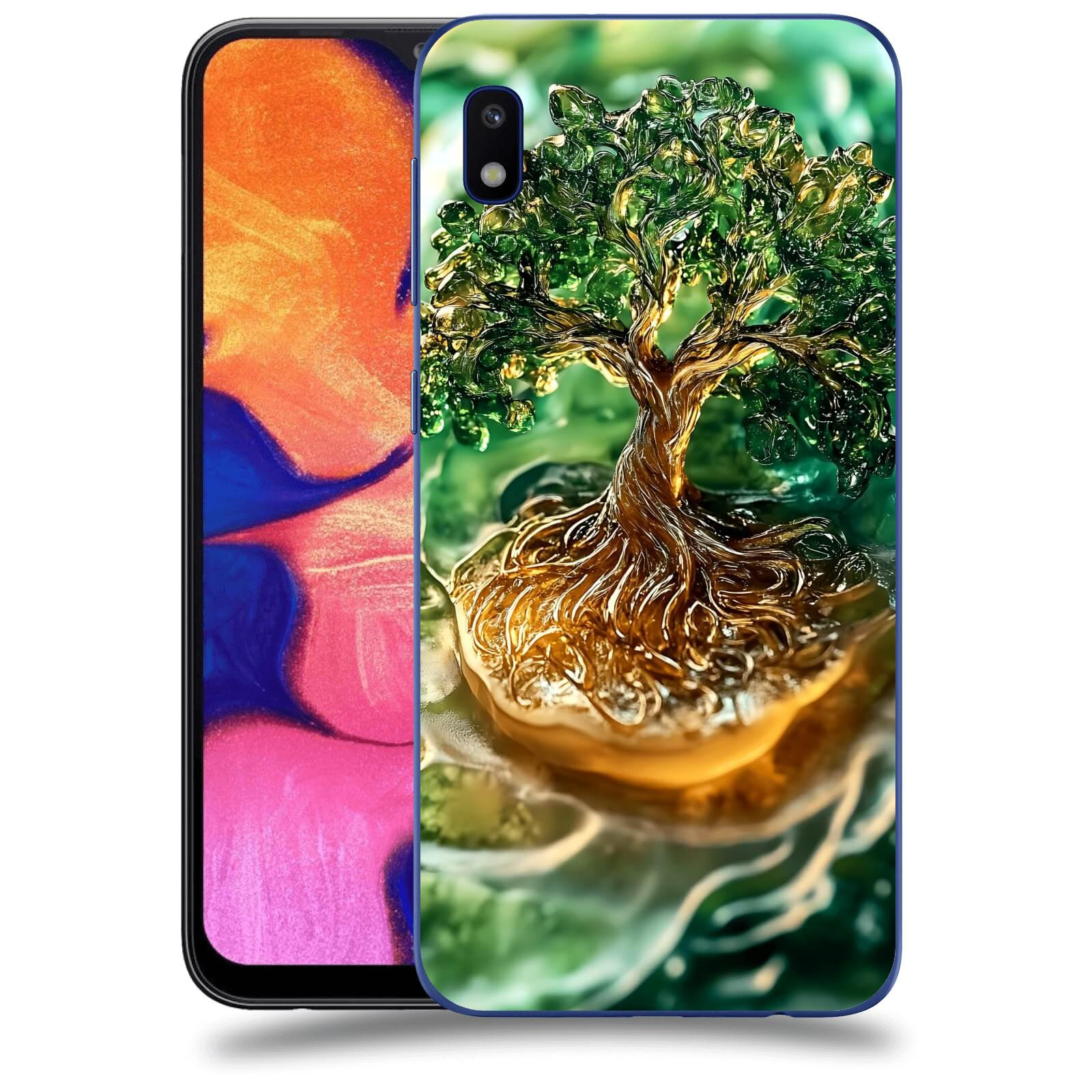 ACOVER Kryt na mobil Samsung Galaxy A10 A105F - Golden Moss III