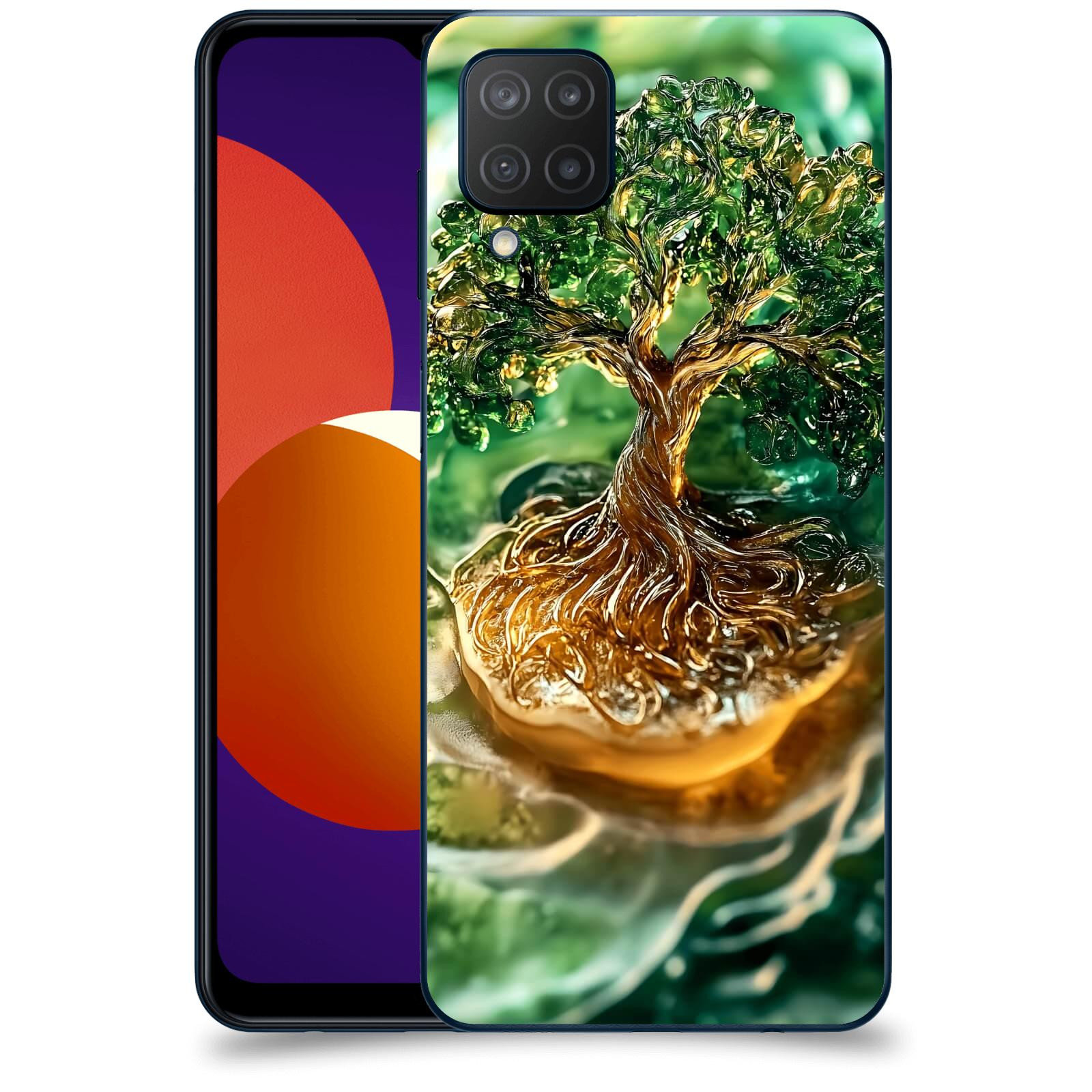 ACOVER Kryt na mobil Samsung Galaxy M12 M127F - Golden Moss III
