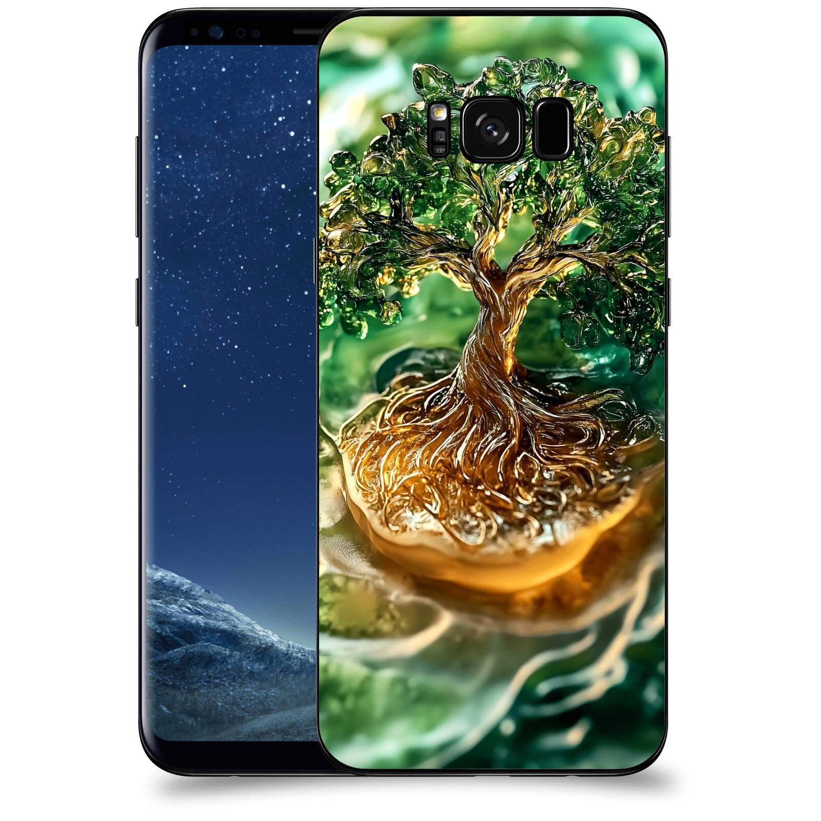 ACOVER Kryt na mobil Samsung Galaxy S8+ G955F - Golden Moss III