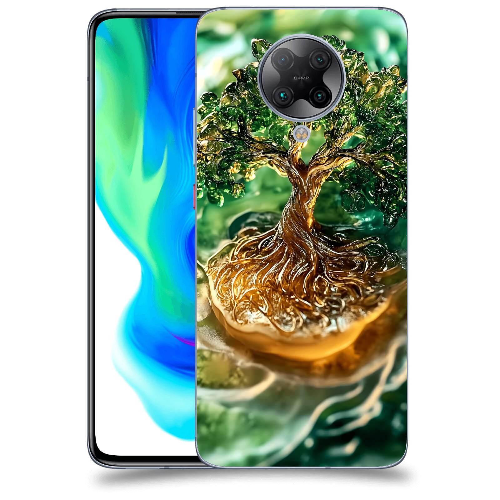 ACOVER Kryt na mobil Xiaomi Poco F2 Pro - Golden Moss III