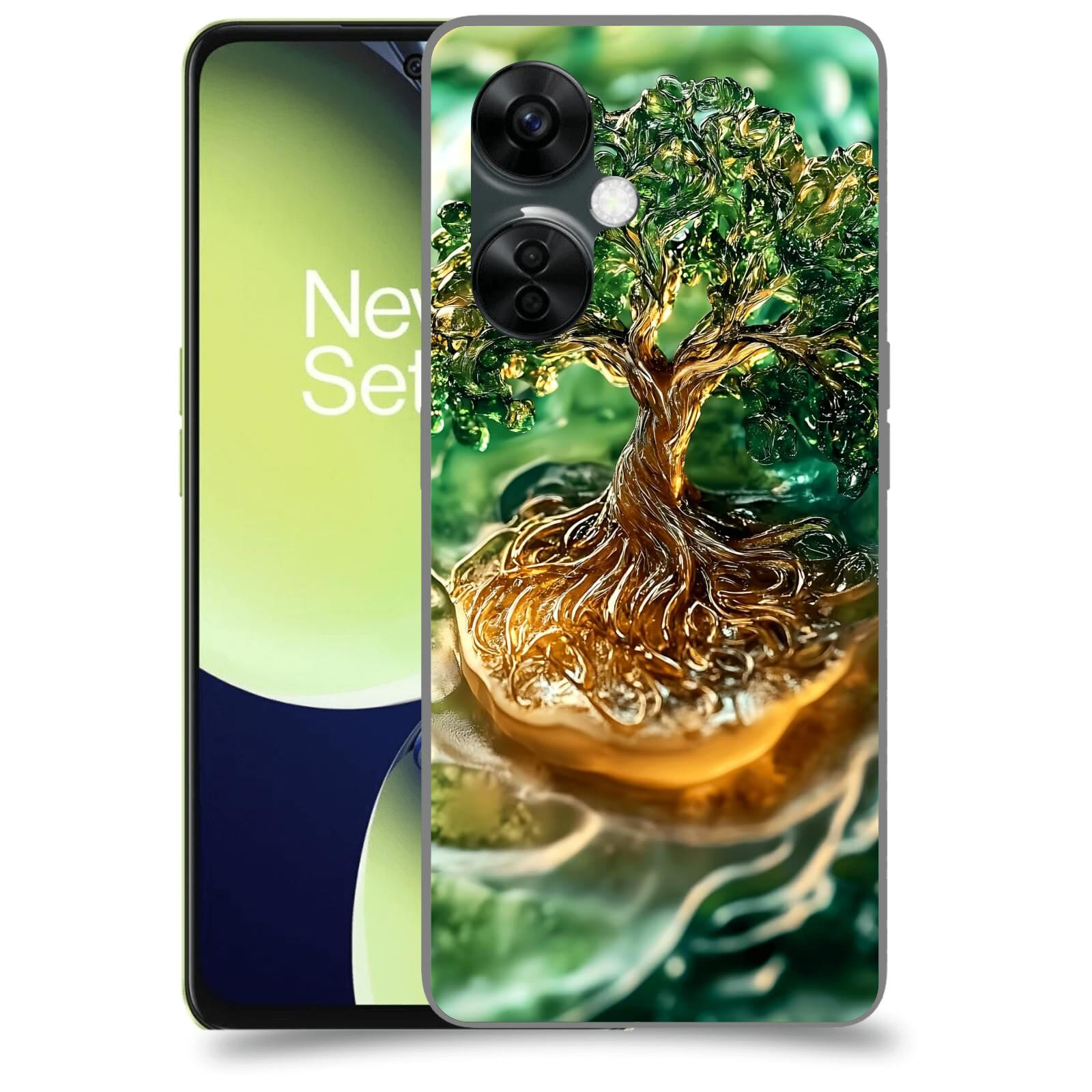 ACOVER Kryt na mobil OnePlus Nord CE 3 Lite 5G - Golden Moss III