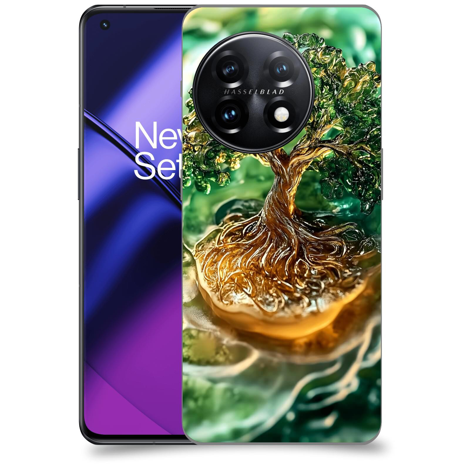 ACOVER Kryt na mobil OnePlus 11 5G - Golden Moss III
