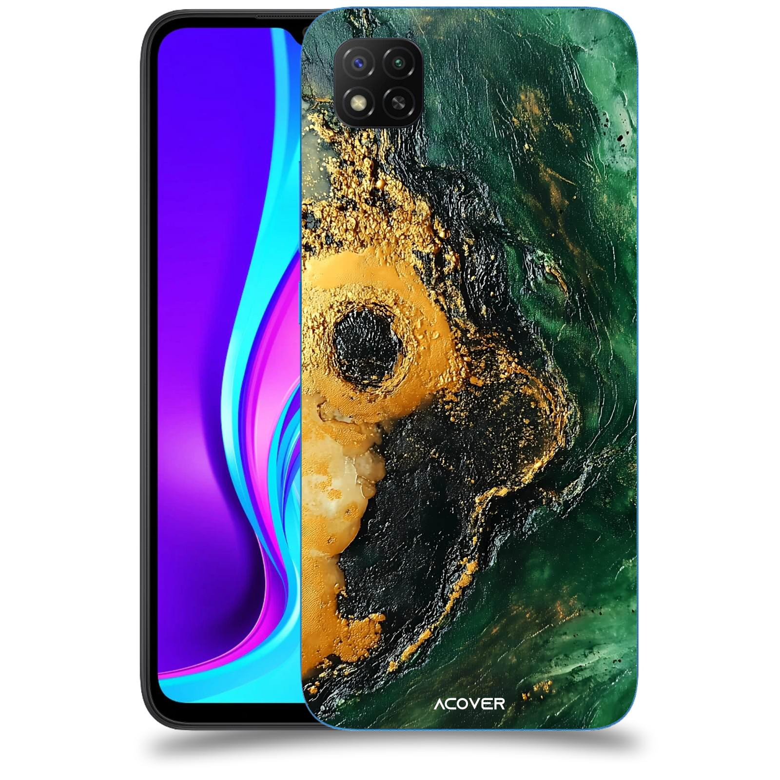 ACOVER Kryt na mobil Xiaomi Redmi 9C - Golden Moss IV