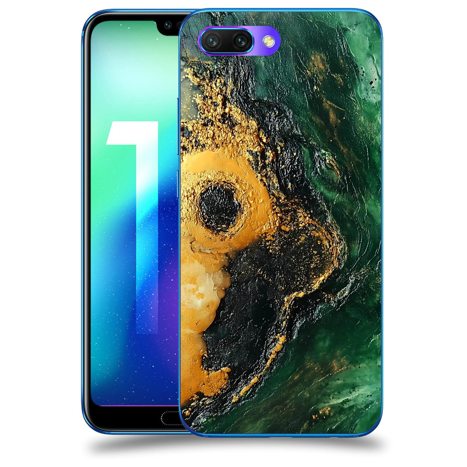 ACOVER Kryt na mobil Honor 10 - Golden Moss IV
