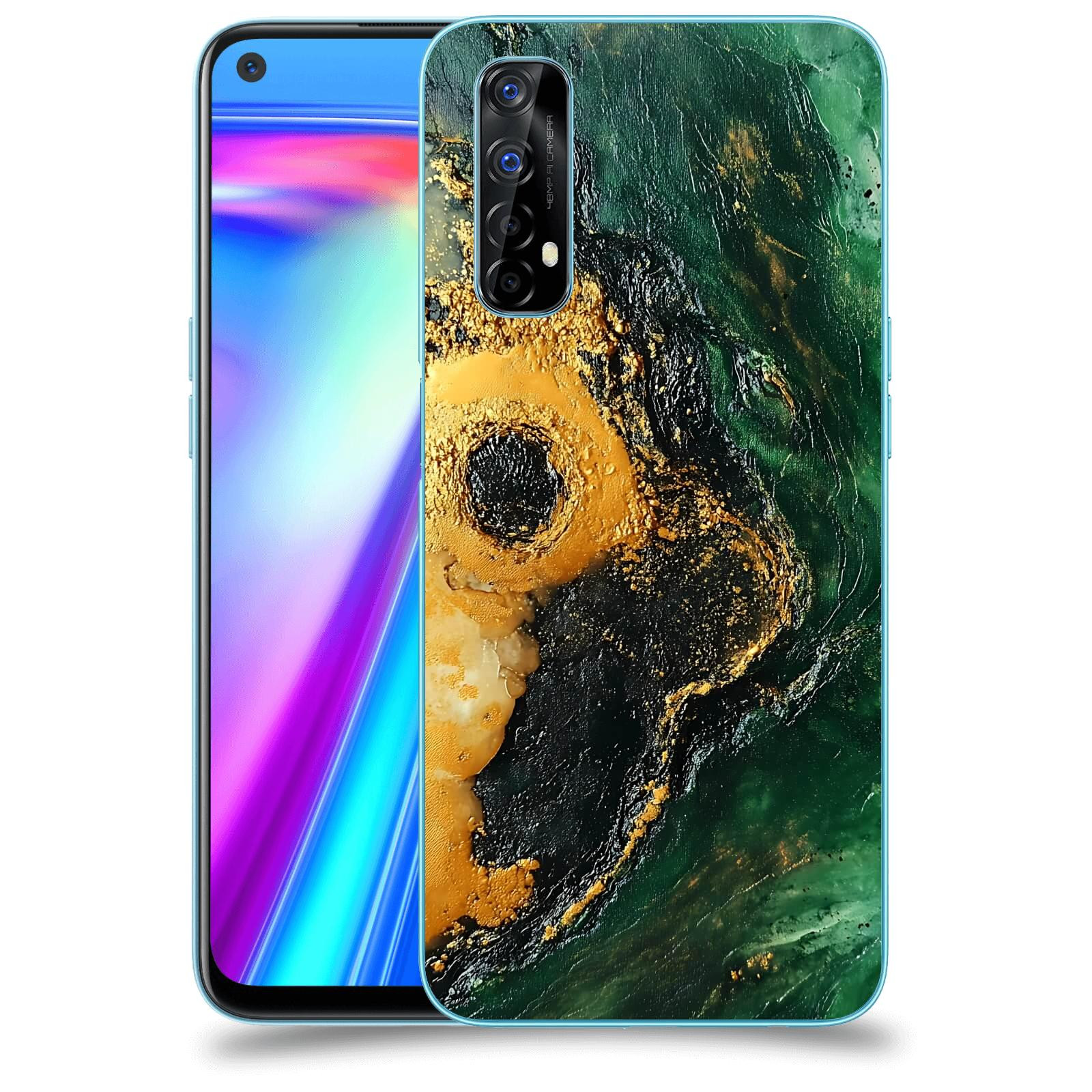 ACOVER Kryt na mobil Realme 7 - Golden Moss IV
