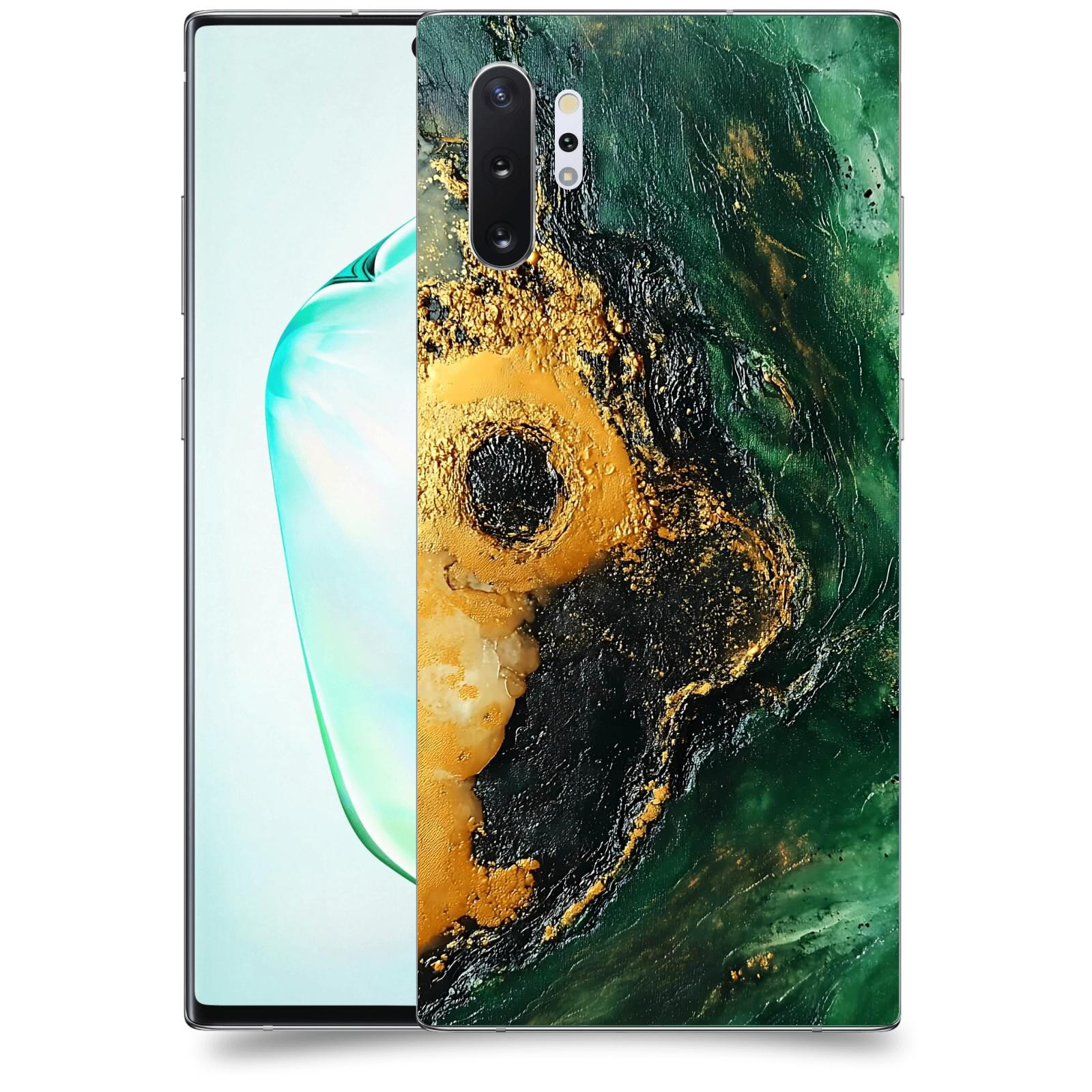 ACOVER Kryt na mobil Samsung Galaxy Note 10+ N975F - Golden Moss IV