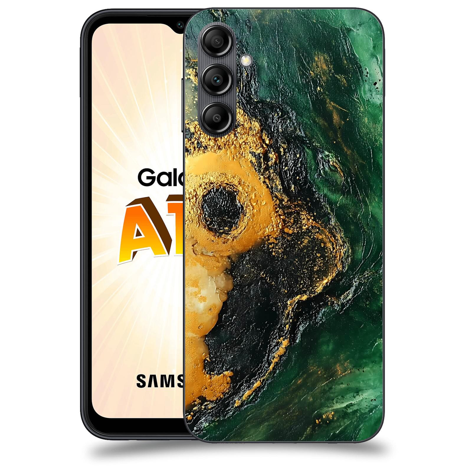ACOVER Kryt na mobil Samsung Galaxy A14 LTE - Golden Moss IV
