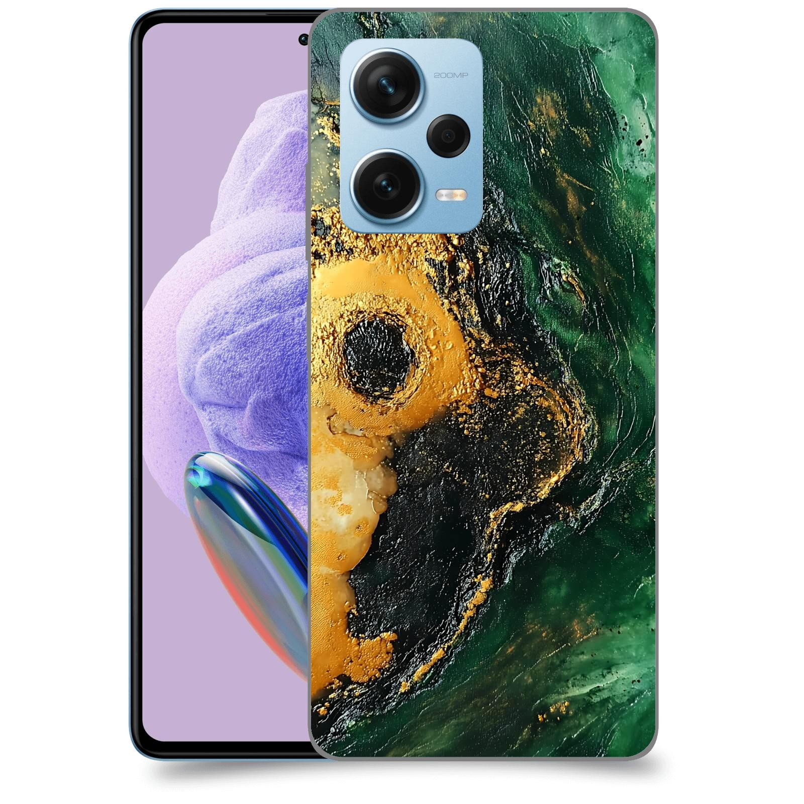 ACOVER Kryt na mobil Xiaomi Redmi Note 12 Pro+ 5G - Golden Moss IV