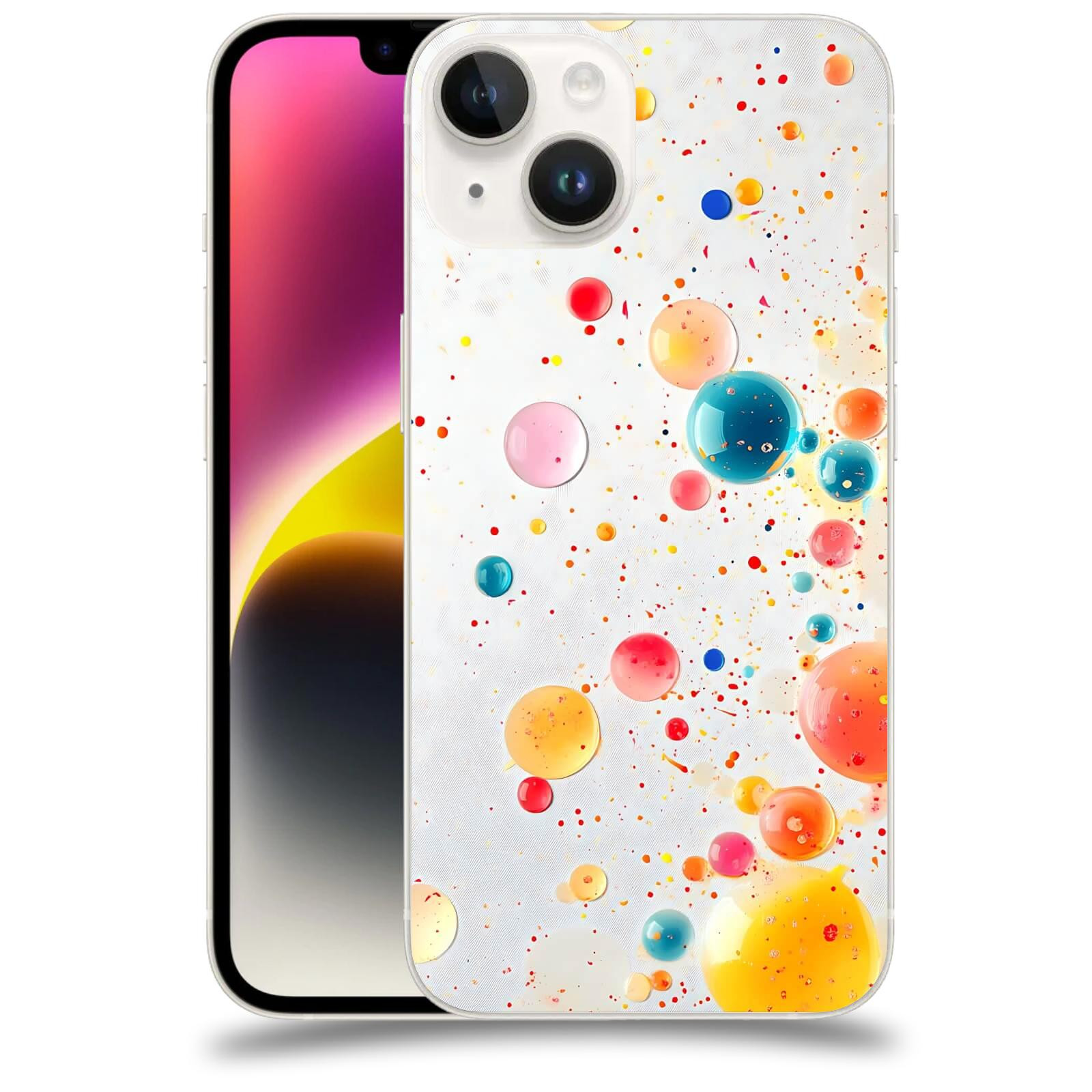 ACOVER Kryt na mobil Apple iPhone 14 - Barevný výbuch
