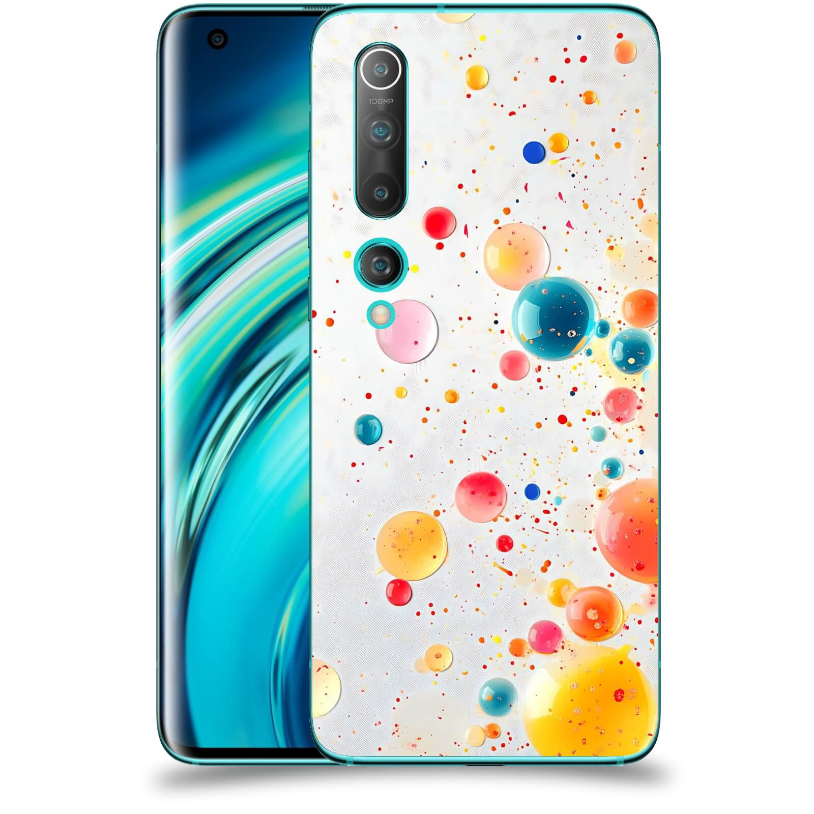 ACOVER Kryt na mobil Xiaomi Mi 10 - Barevný výbuch
