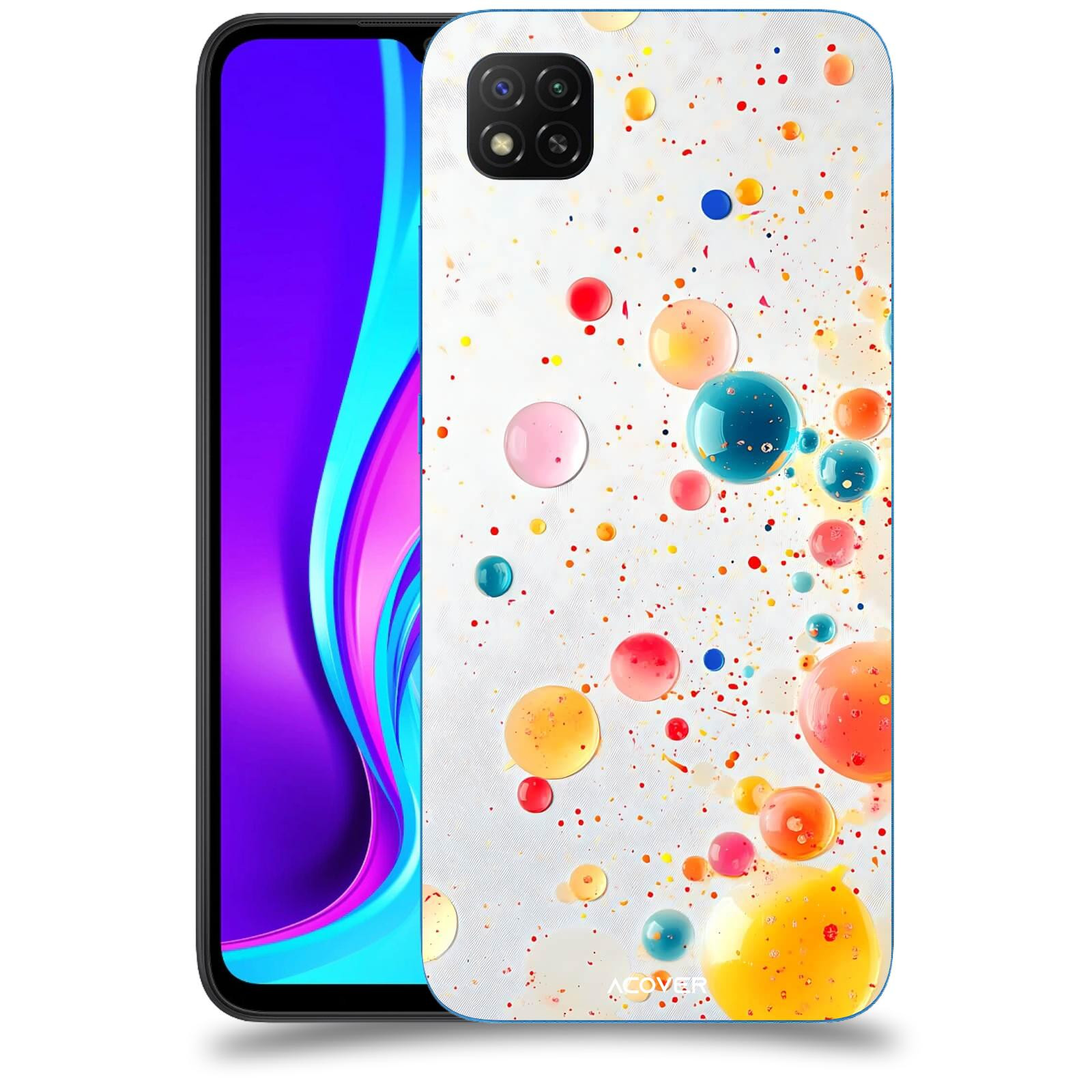 ACOVER Kryt na mobil Xiaomi Redmi 9C - Barevný výbuch