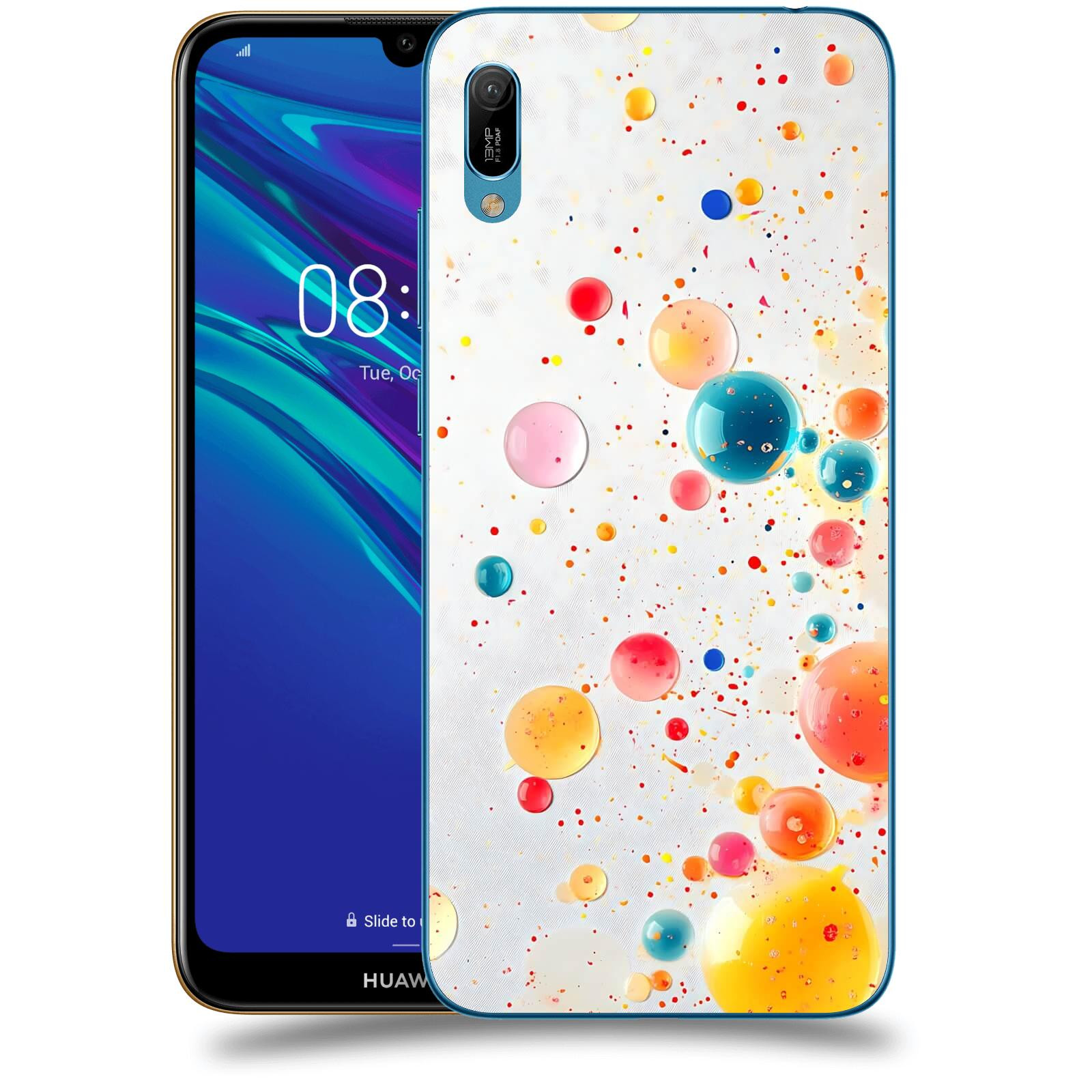 ACOVER Kryt na mobil Huawei Y6 2019 - Barevný výbuch
