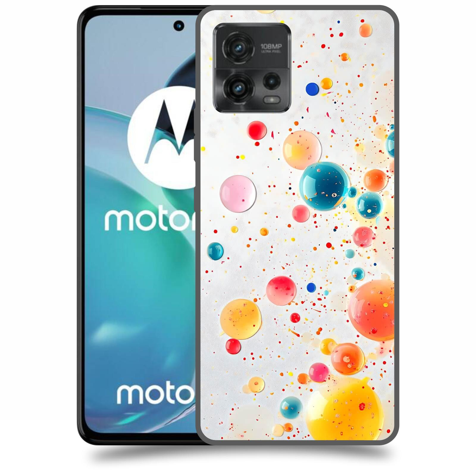 ACOVER Kryt na mobil Motorola Moto G72 - Barevný výbuch