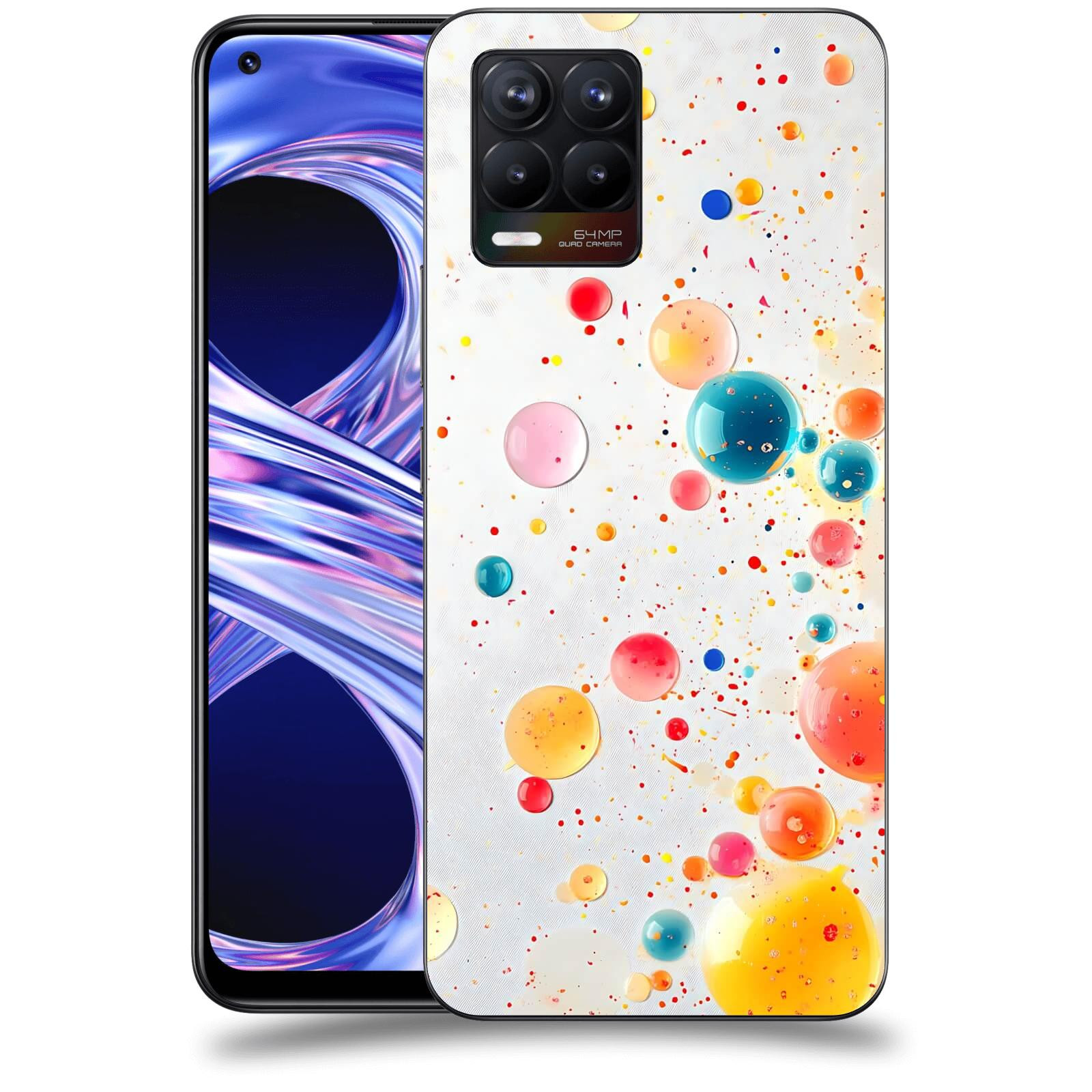 ACOVER Kryt na mobil Realme 8 - Barevný výbuch