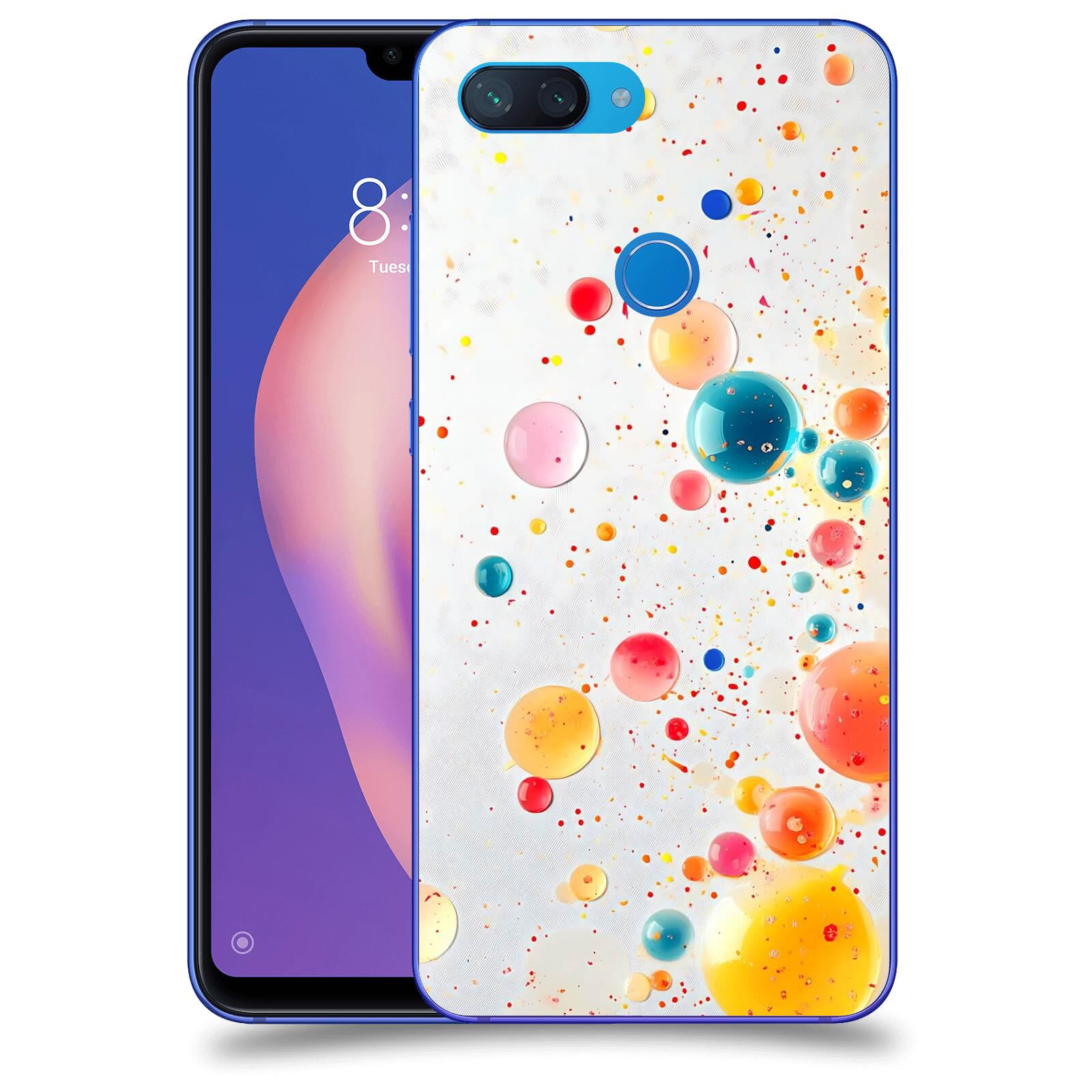 ACOVER Kryt na mobil Xiaomi Mi 8 Lite - Barevný výbuch