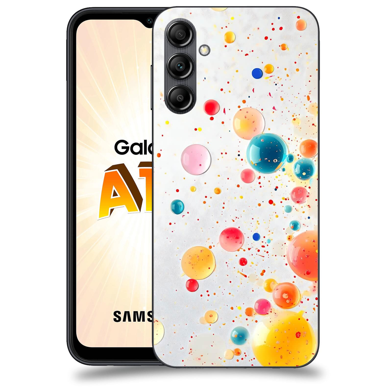 ACOVER Kryt na mobil Samsung Galaxy A14 LTE - Barevný výbuch