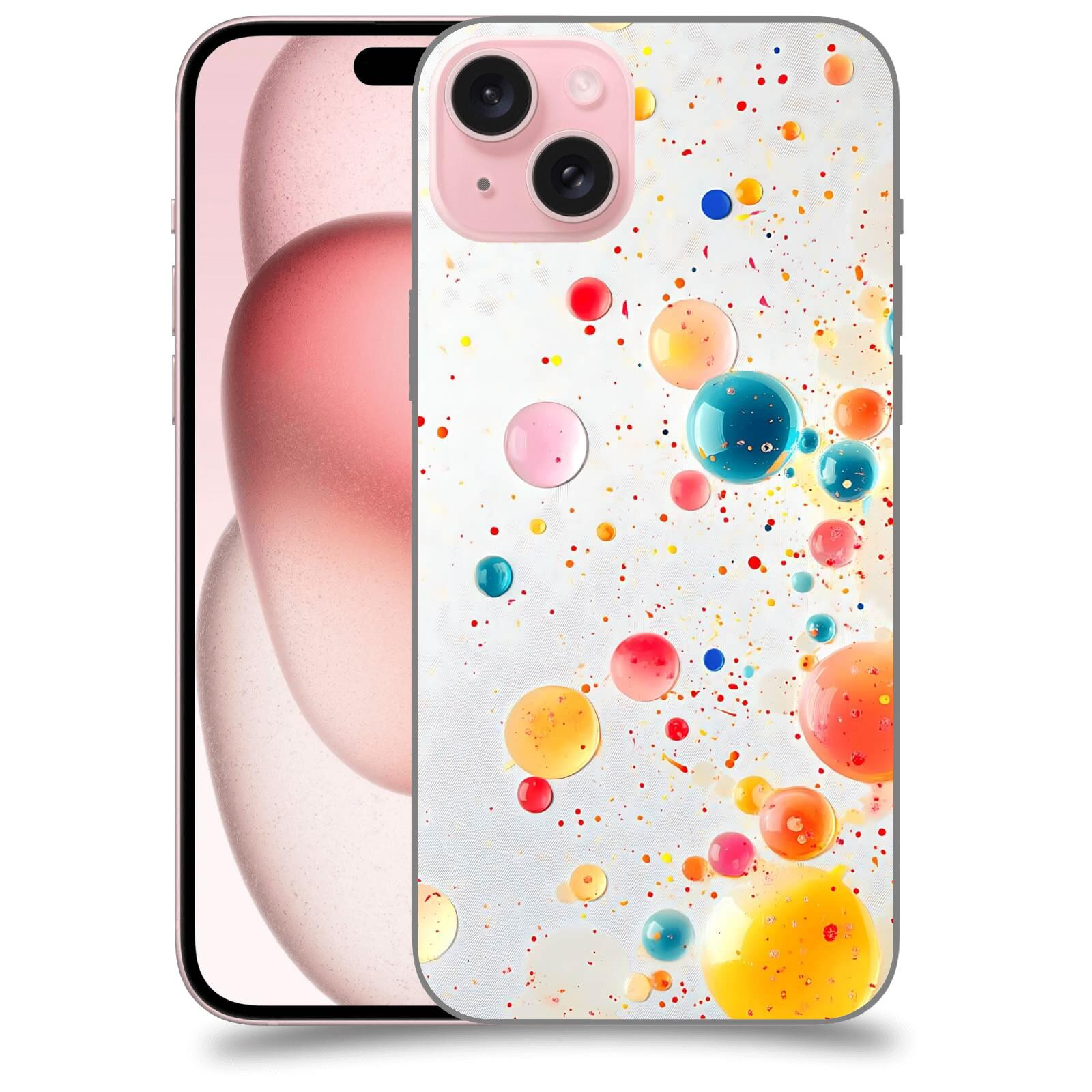 ACOVER Kryt na mobil Apple iPhone 15 plus - Barevný výbuch