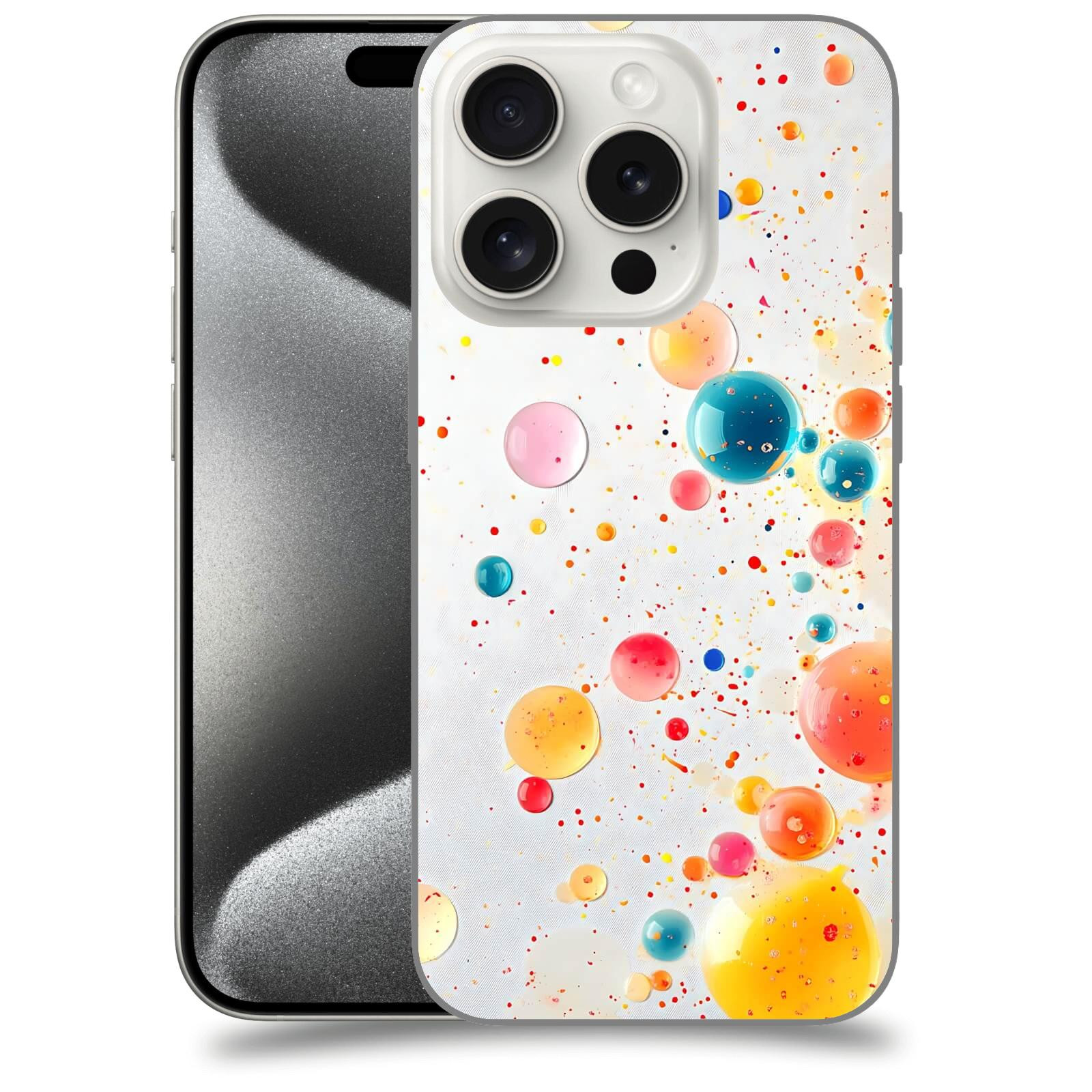 ACOVER Kryt na mobil Apple iPhone 15 pro - Barevný výbuch