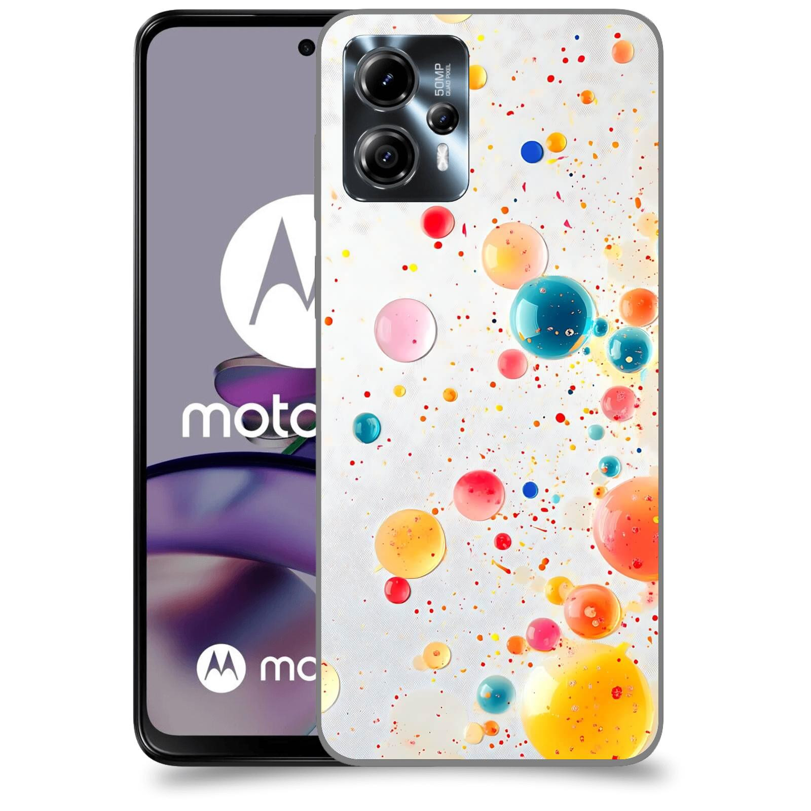 ACOVER Kryt na mobil Motorola Moto G13 - Barevný výbuch