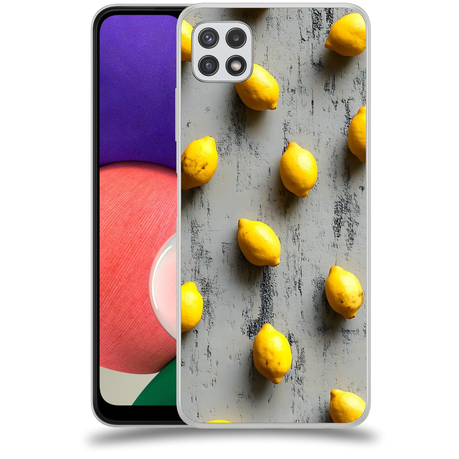 ACOVER Kryt na mobil Samsung Galaxy A22 A225F - Citrusová harmonie