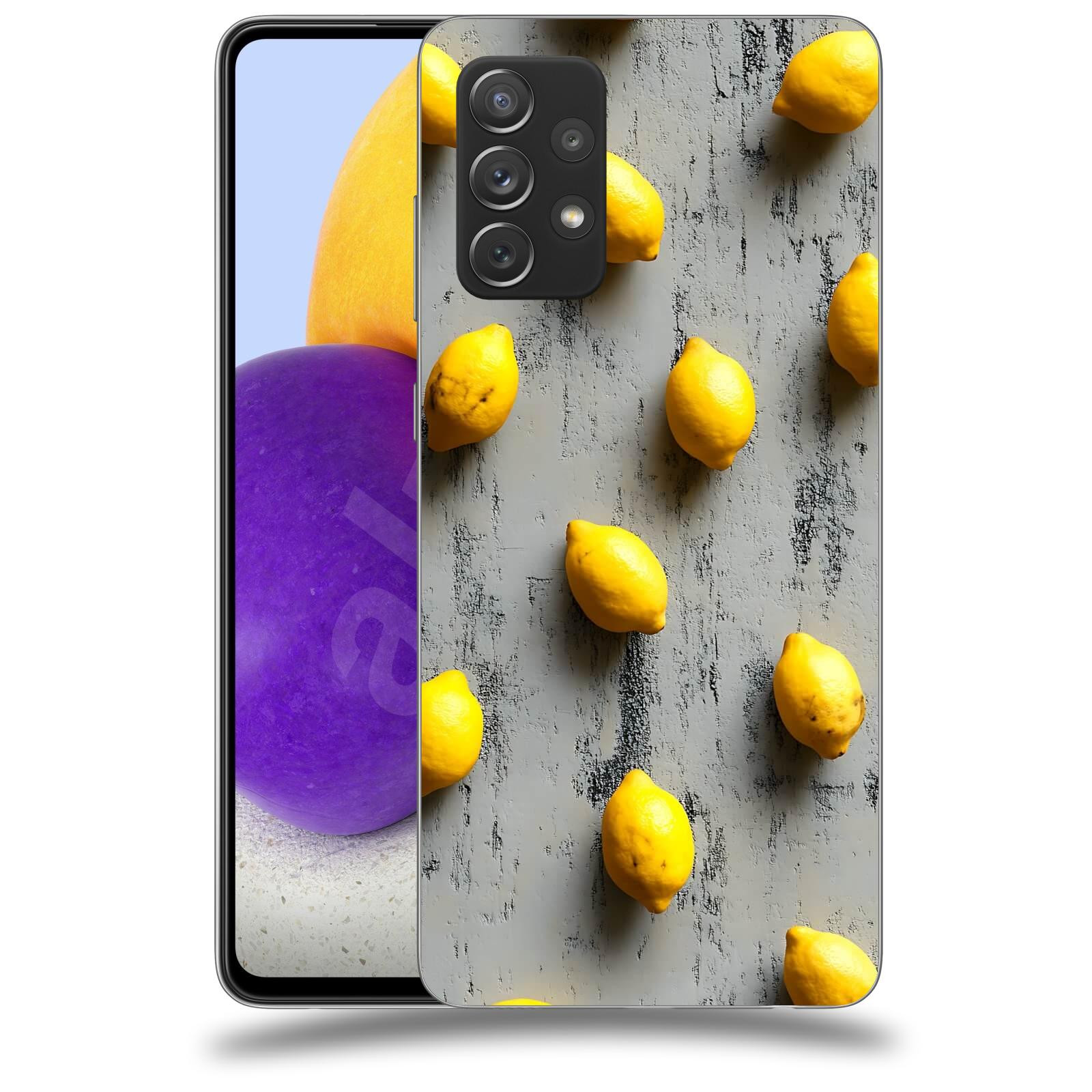 ACOVER Kryt na mobil Samsung Galaxy A73 5G - Citrusová harmonie