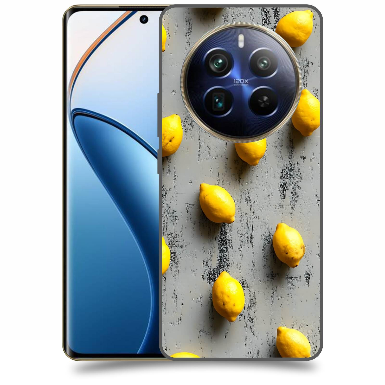 ACOVER Kryt na mobil Realme 12 pro+ 5g - Citrusová harmonie