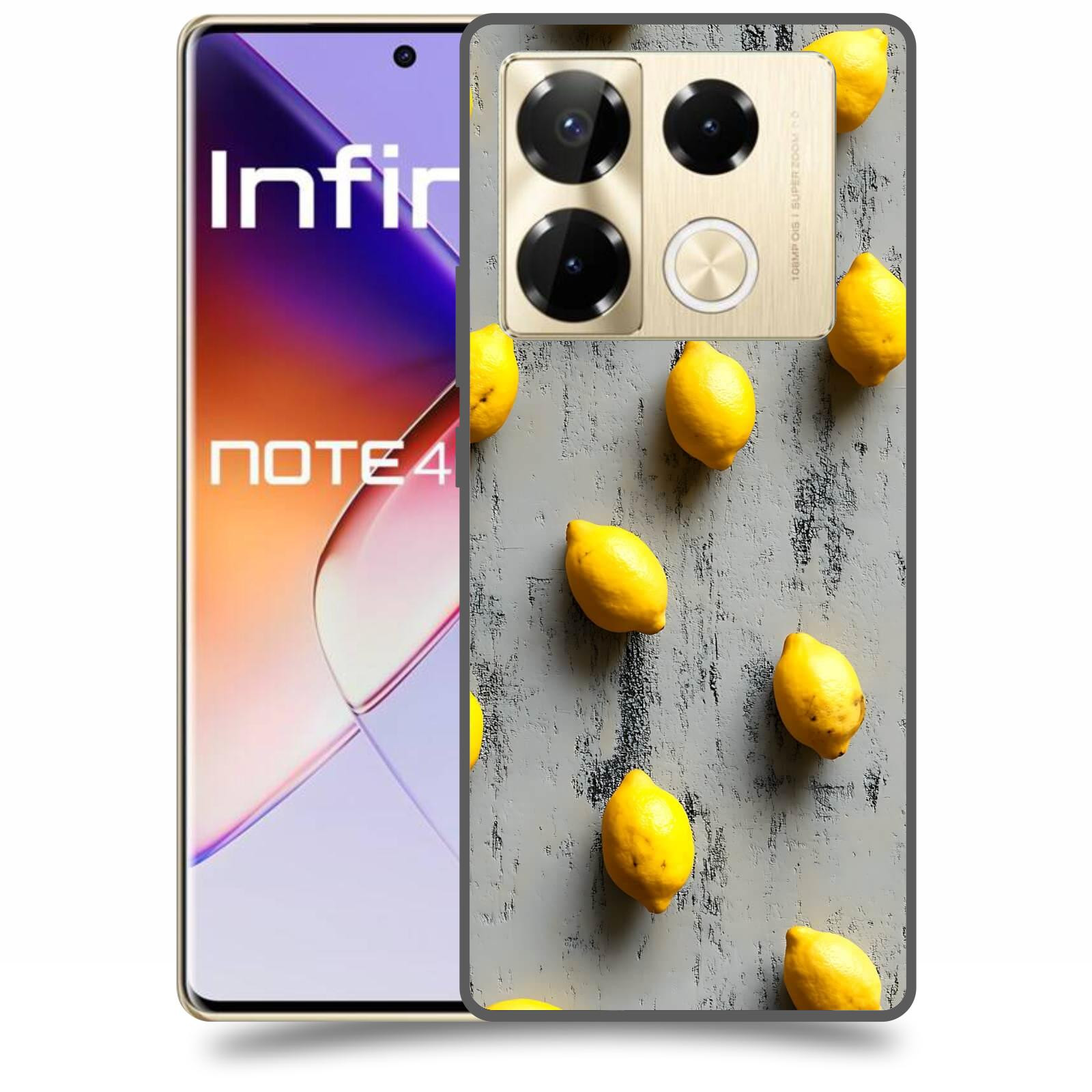 ACOVER Kryt na mobil Infinix Note 40 PRO - Citrusová harmonie