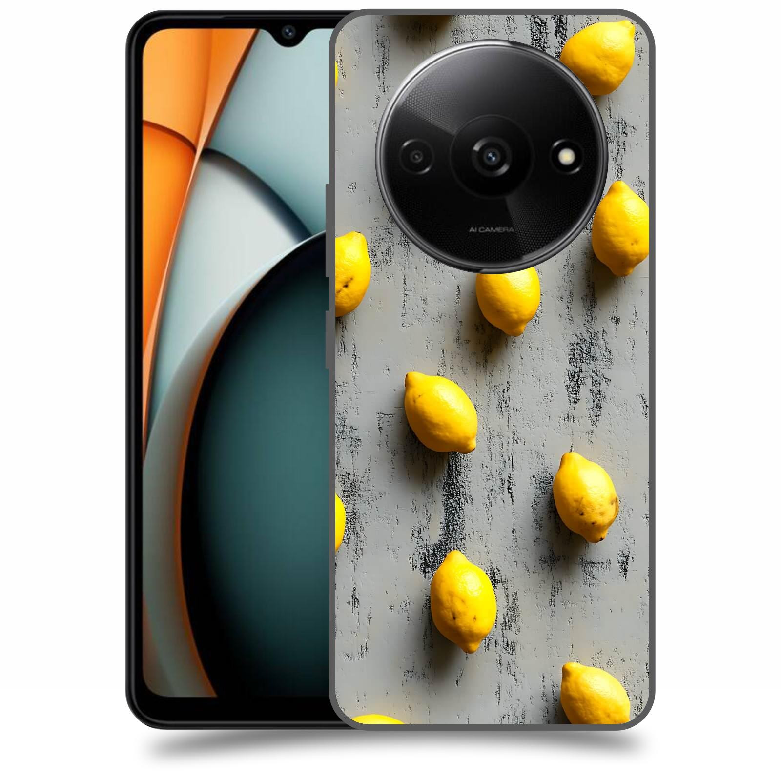 ACOVER Kryt na mobil Xiaomi Redmi A3 - Citrusová harmonie