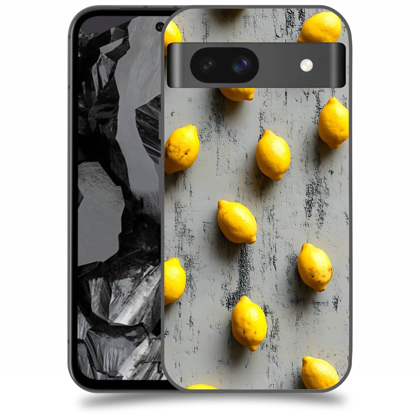 ACOVER Kryt na mobil Google Pixel 8A - Citrusová harmonie