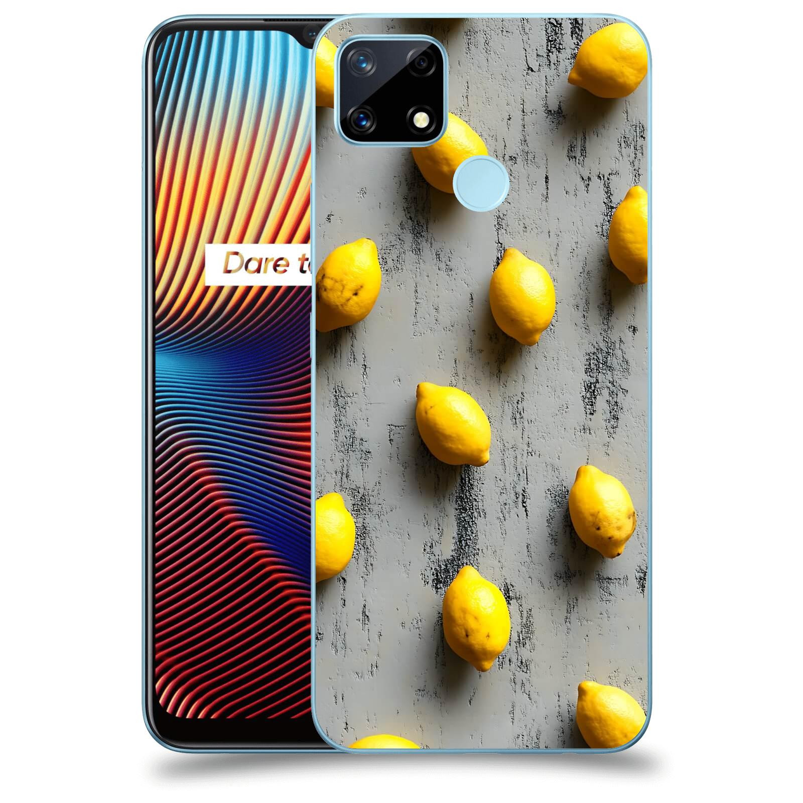 ACOVER Kryt na mobil Realme 7i - Citrusová harmonie