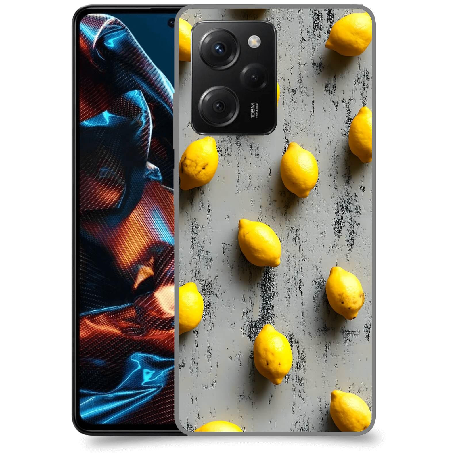 ACOVER Kryt na mobil Xiaomi Poco X5 Pro - Citrusová harmonie