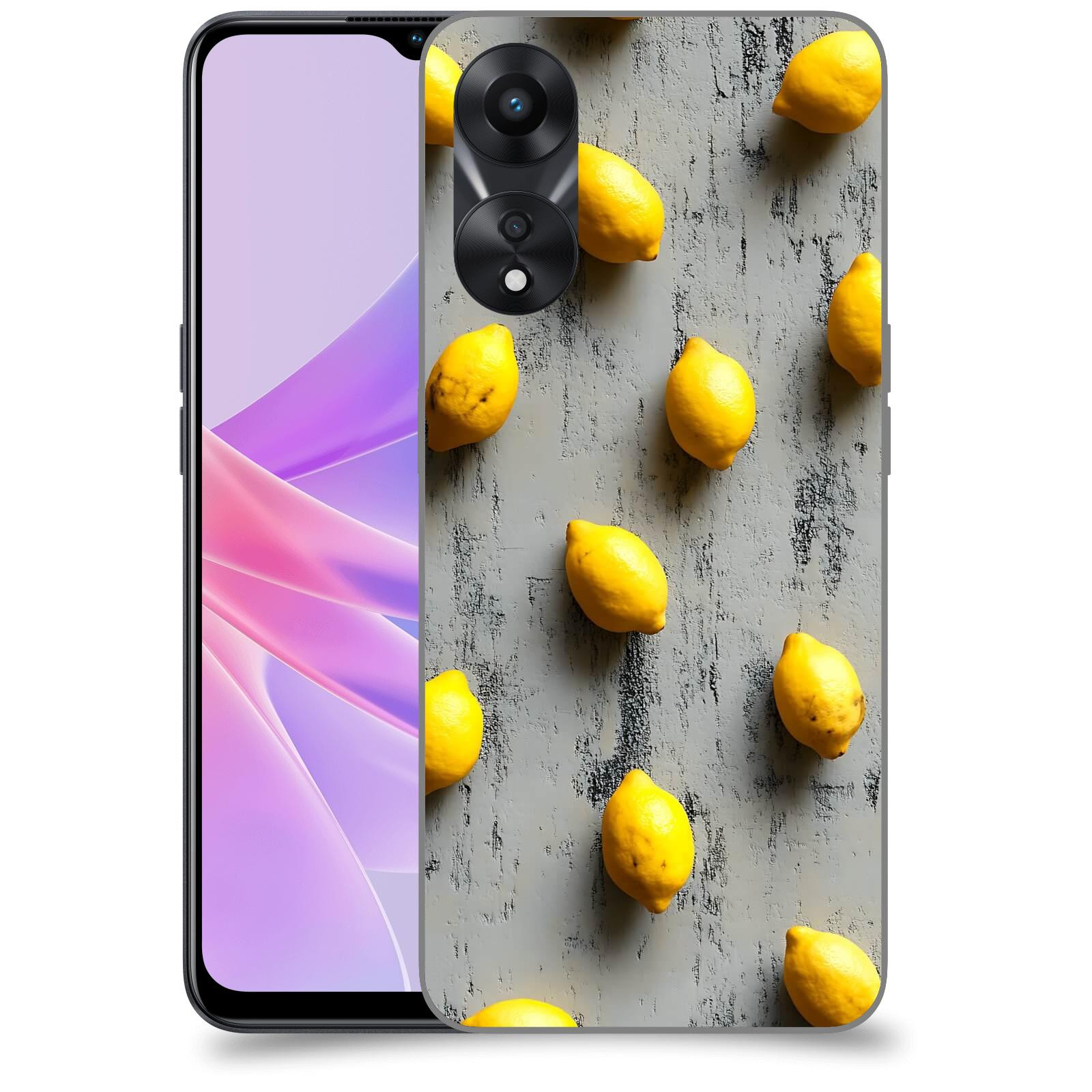 ACOVER Kryt na mobil OPPO A78 5G - Citrusová harmonie